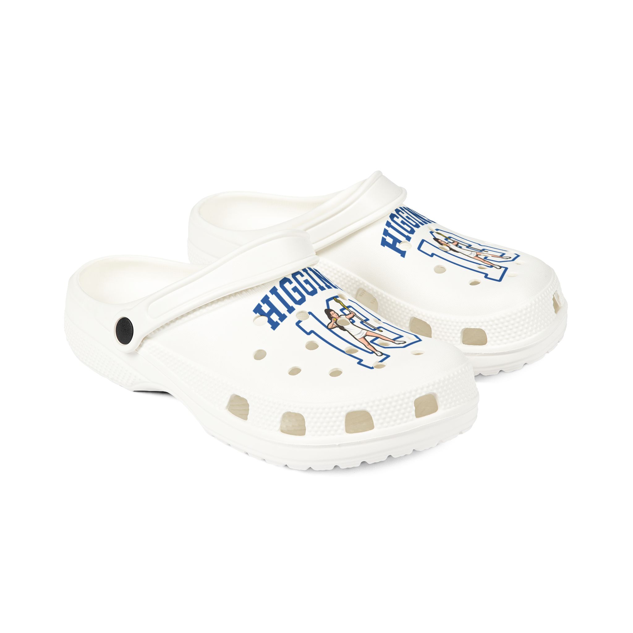 Rubber Clogs — character_shirsey in White