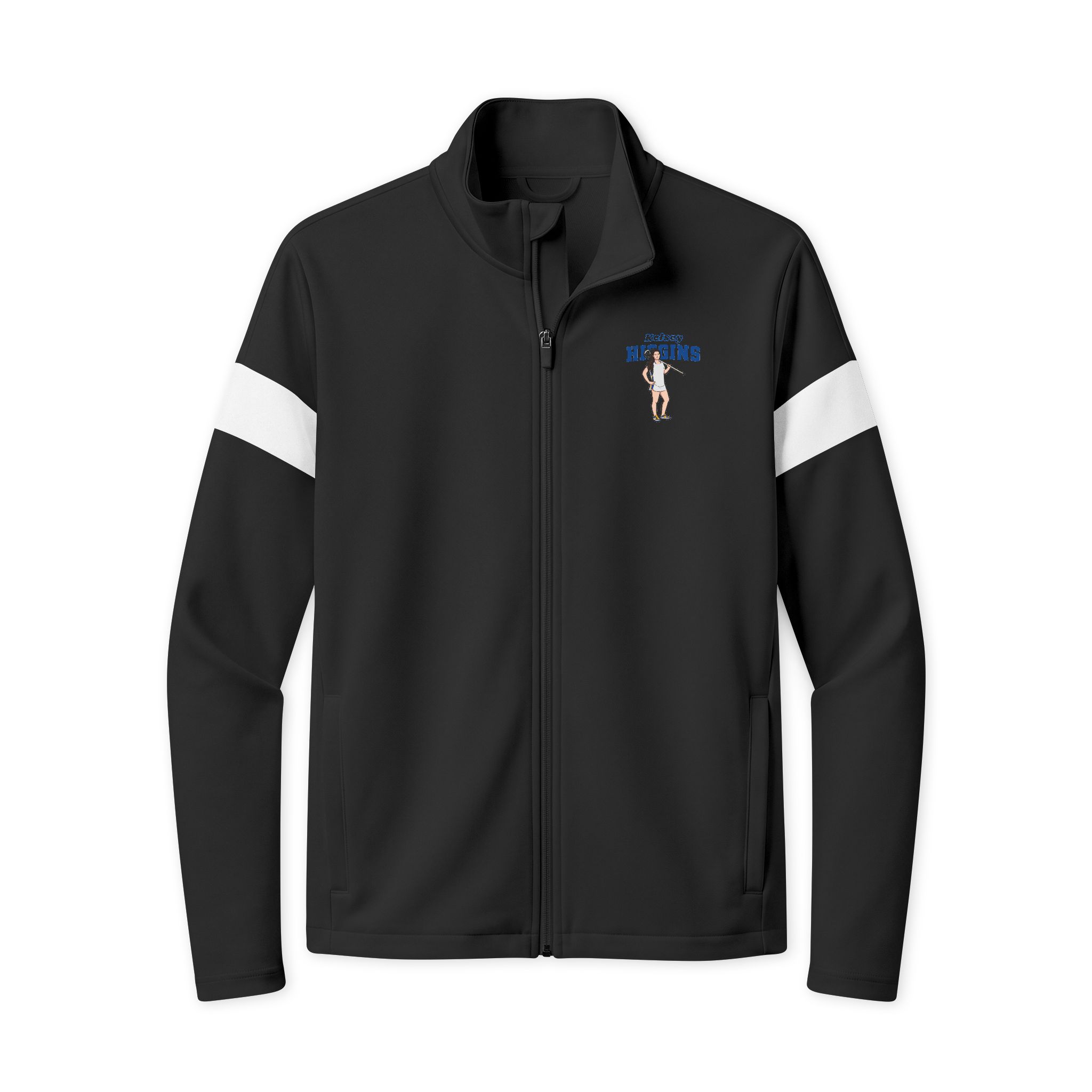 Travel Full-Zip Jacket — character_name_arch in Black/ White