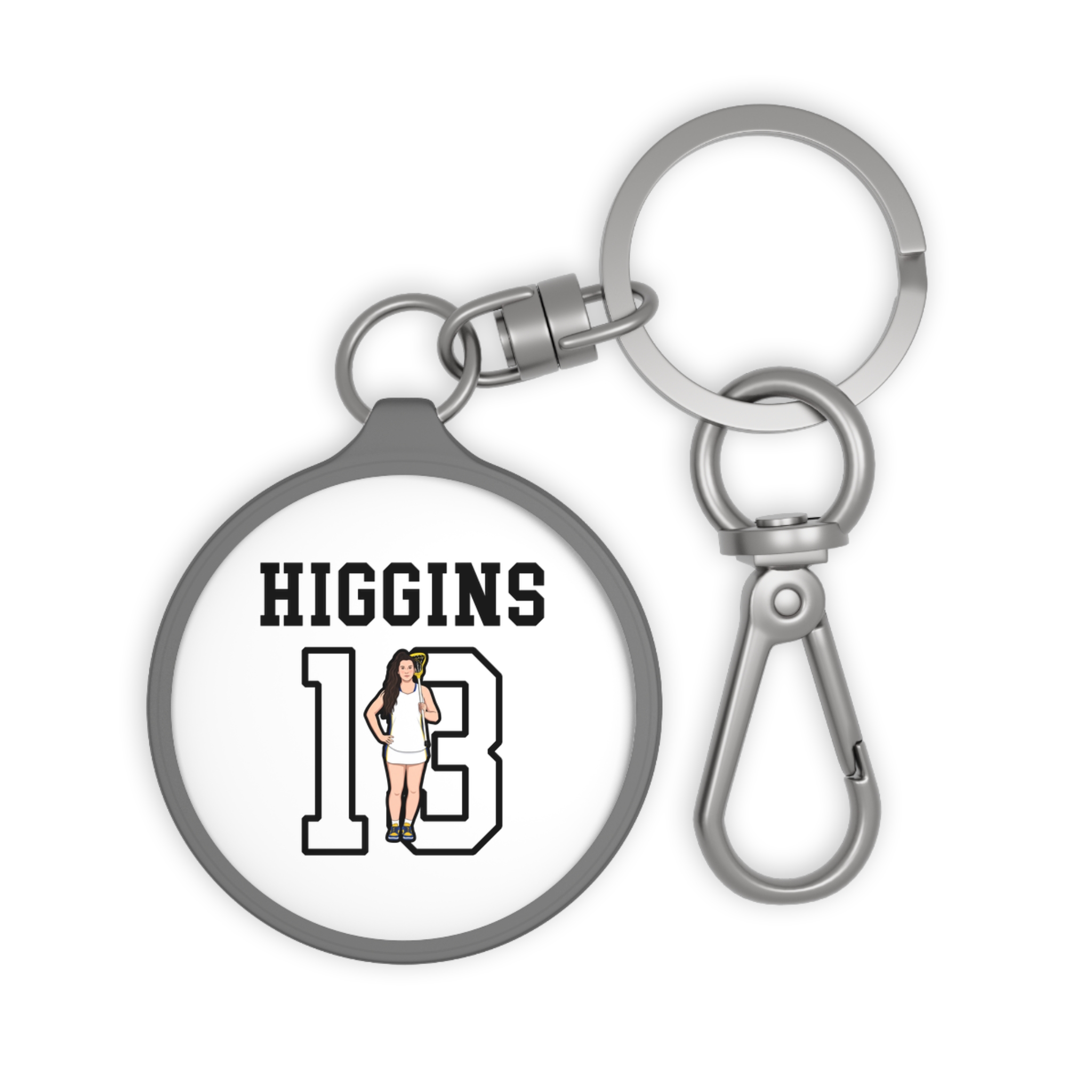 Keychain — character_shirsey in Grey