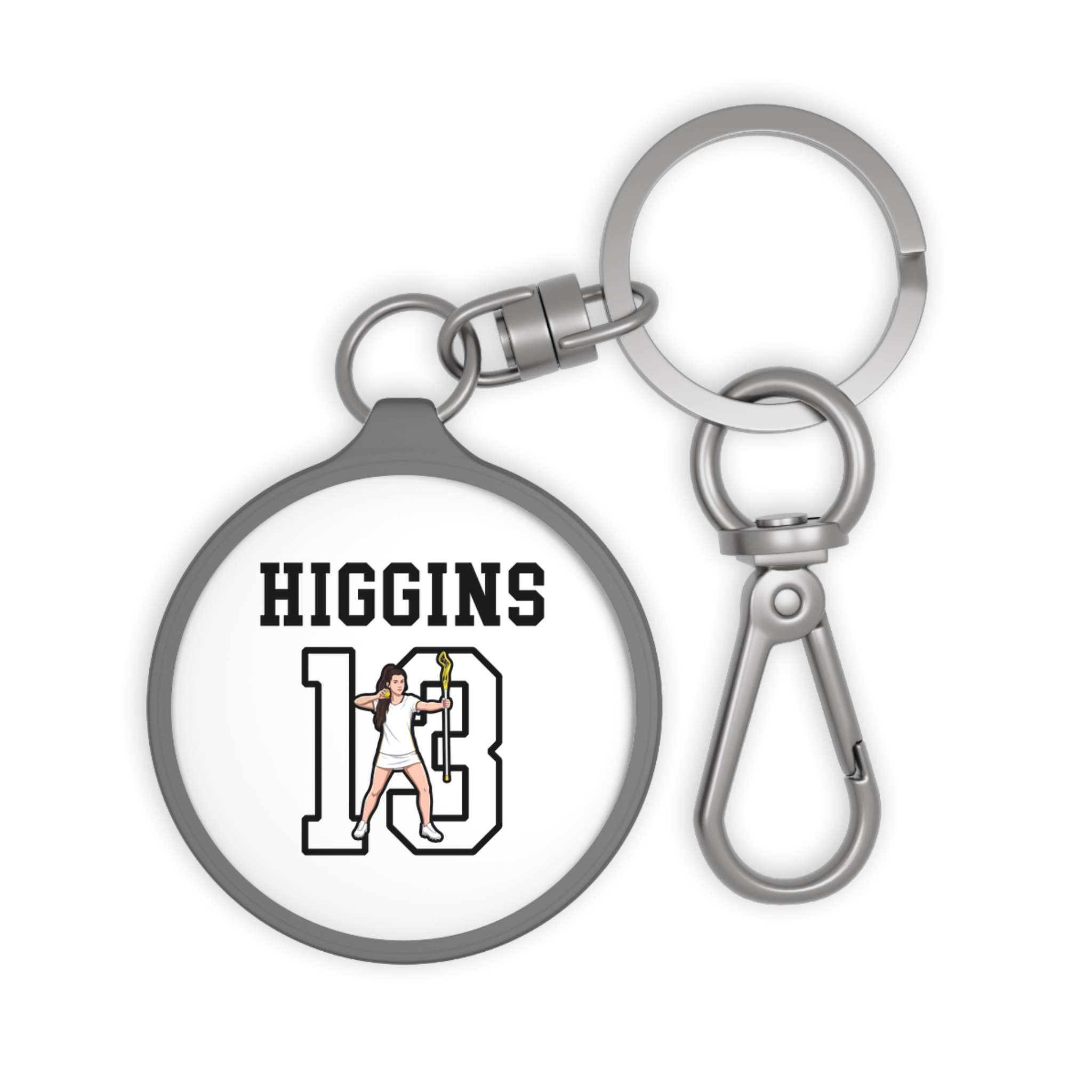 Keychain — character_shirsey in Grey
