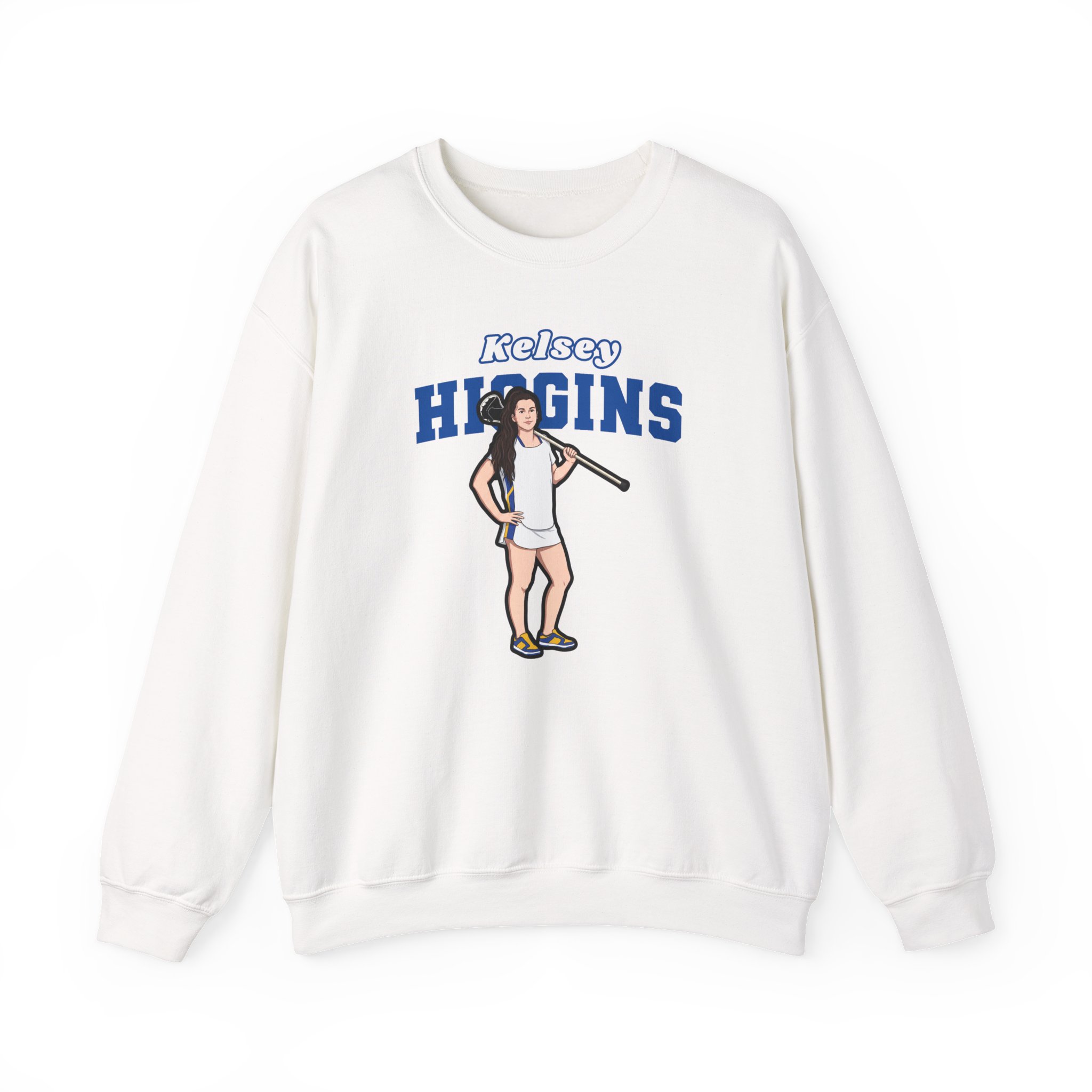 Crewneck Sweatshirt — character_name_arch in White