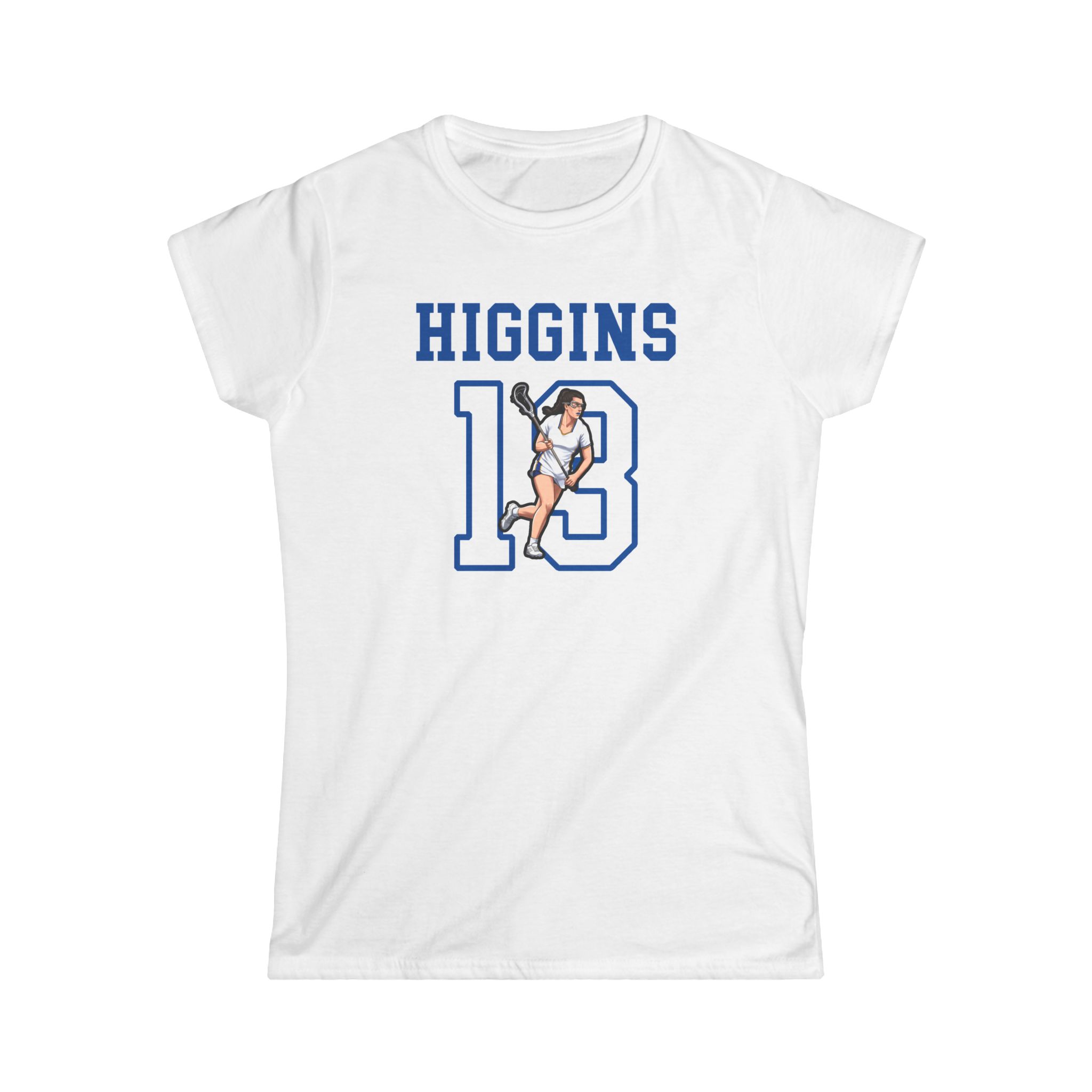 Women's Softstyle Tee — character_shirsey in White
