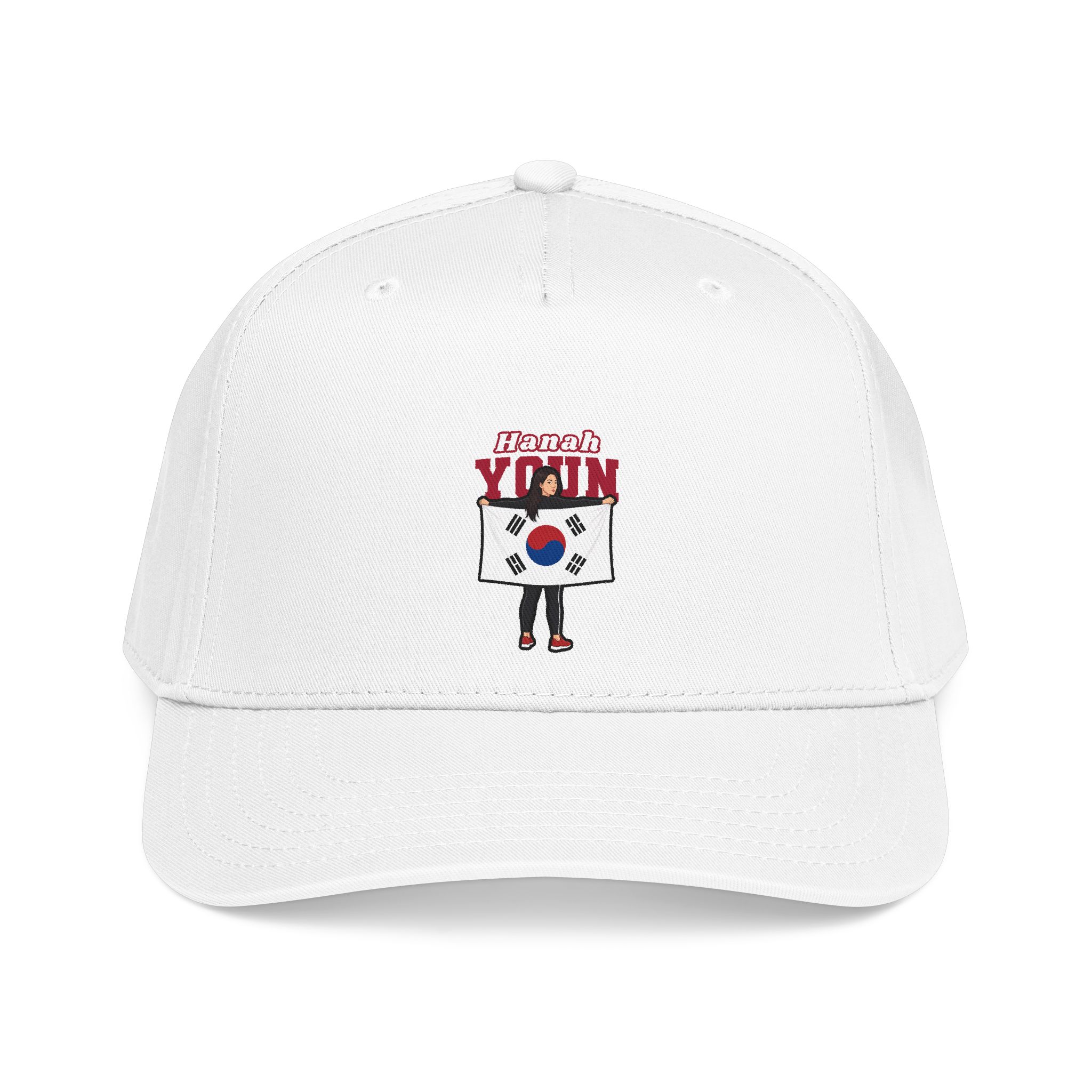 Baseball Cap — character_name_arch in White