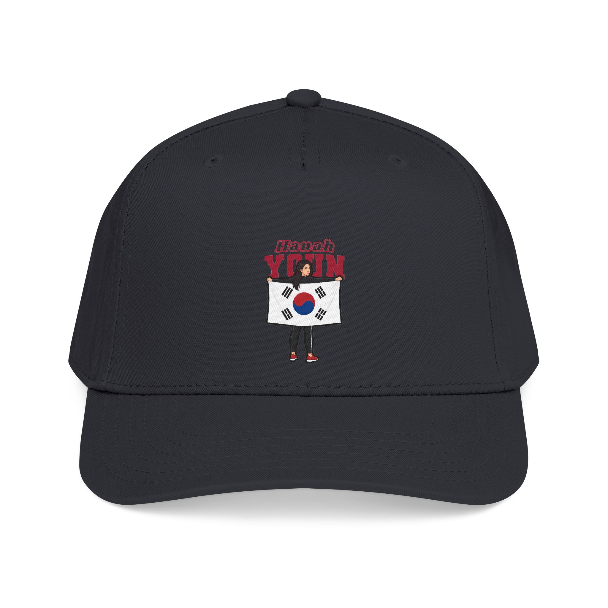 Baseball Cap — character_name_arch in Black