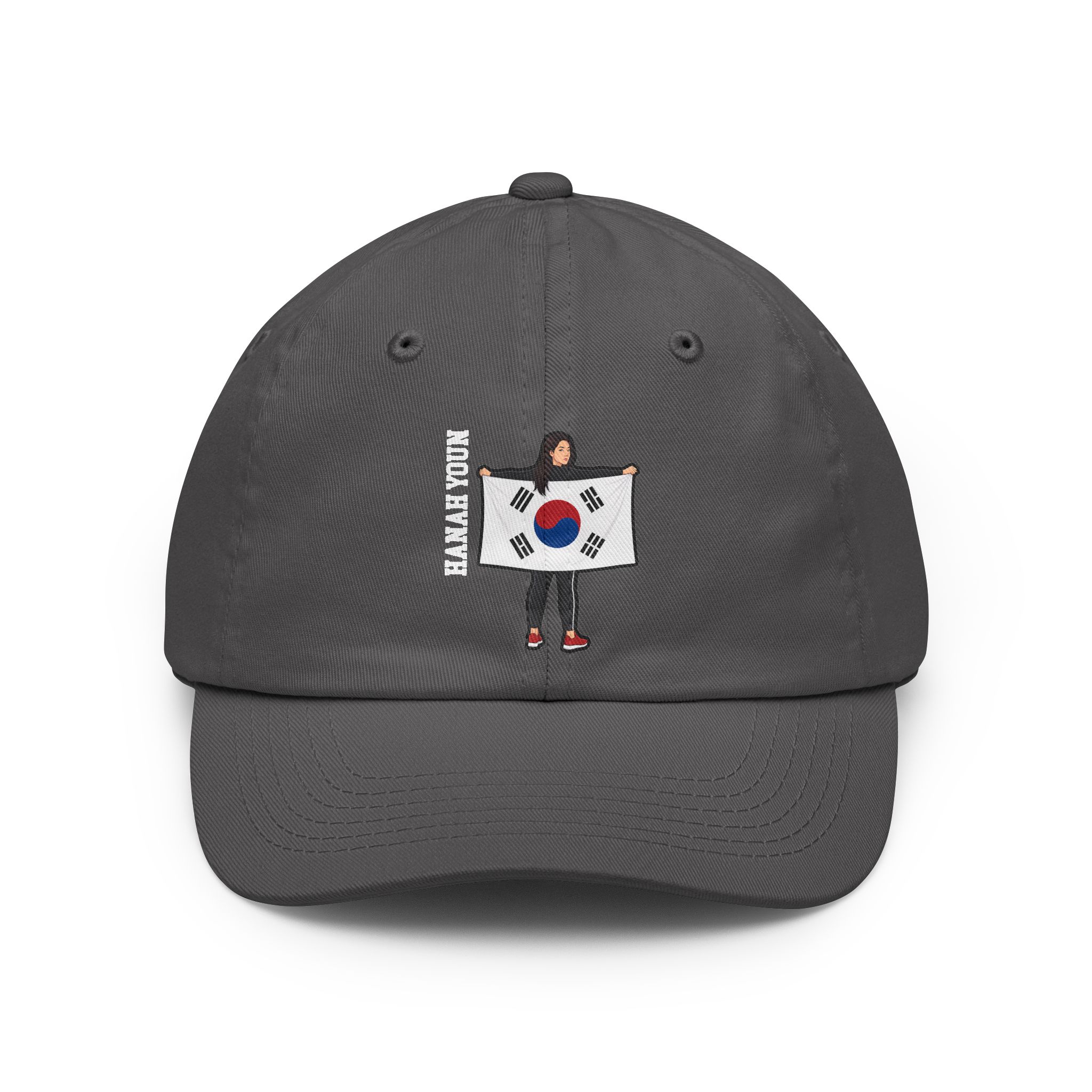 Classic Cap — character_name_vertical in Grey