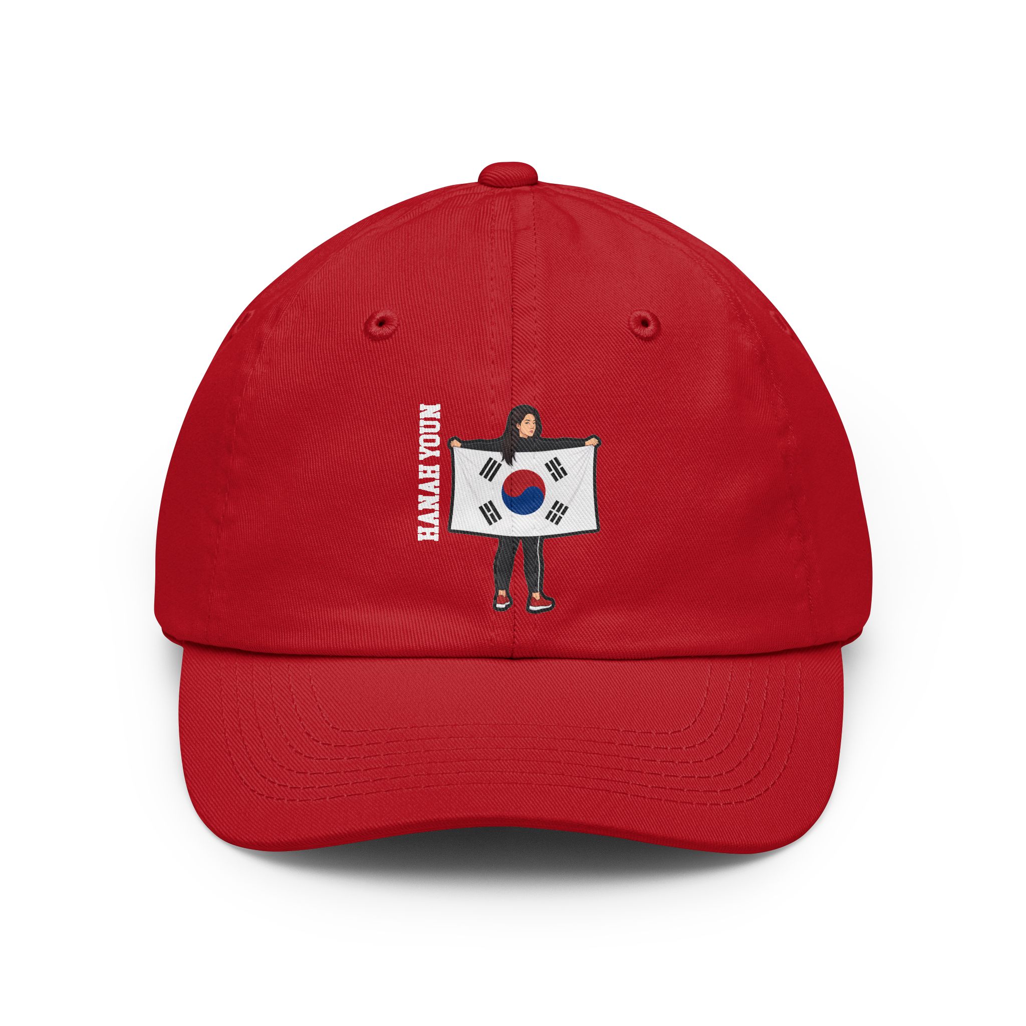 Classic Cap — character_name_vertical in Red