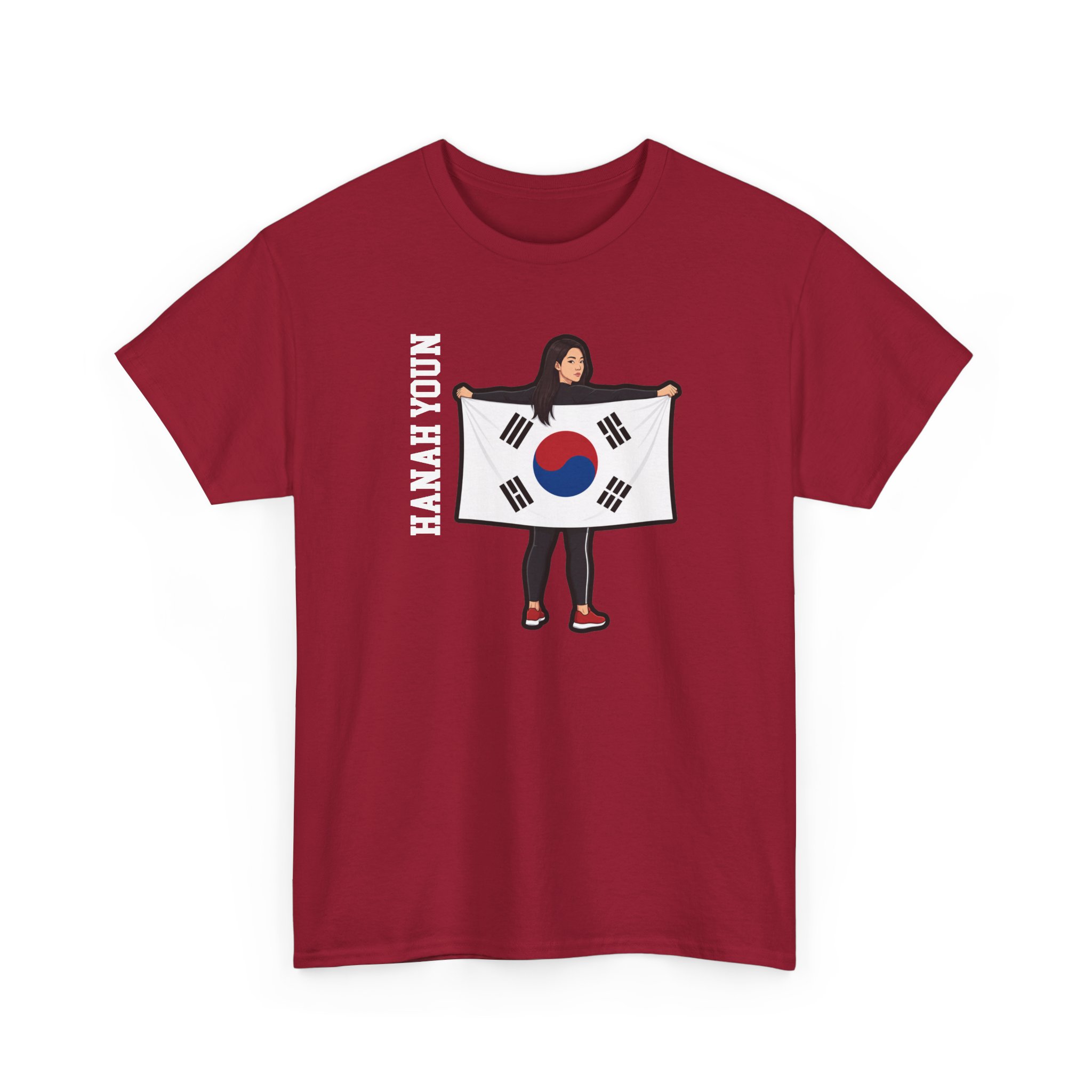 Tee — character_name_vertical in Cardinal