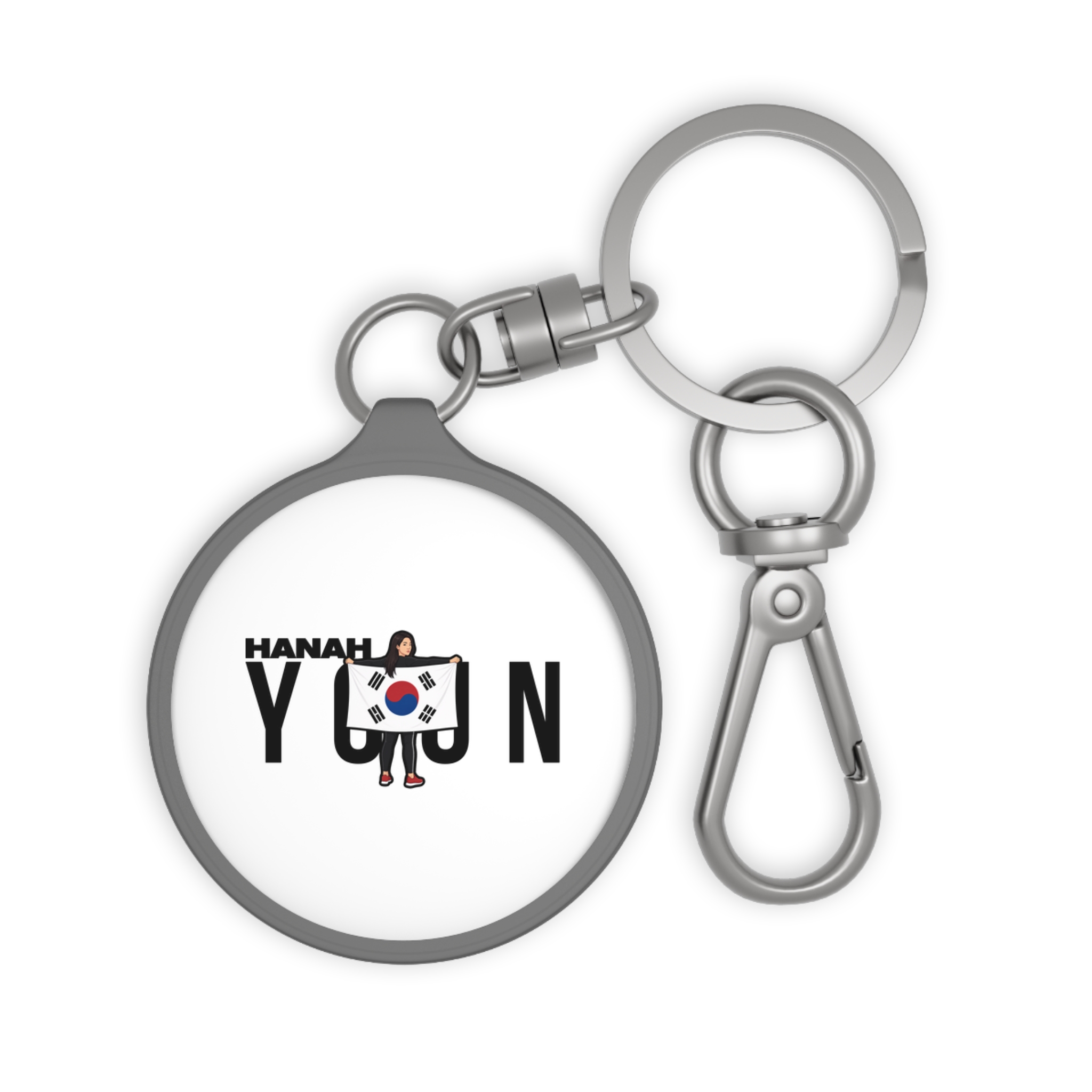 Keychain — character_player_name in Grey