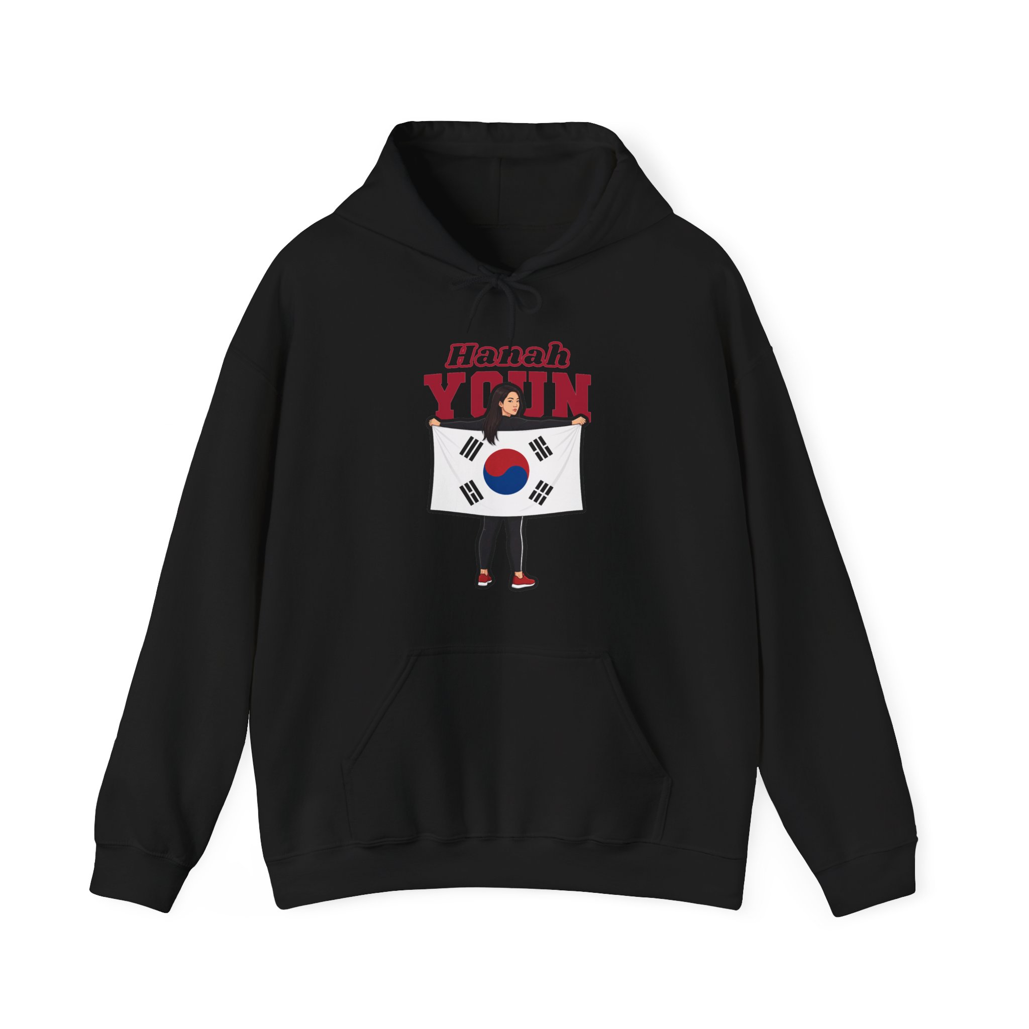 Hoodie — character_name_arch in Black