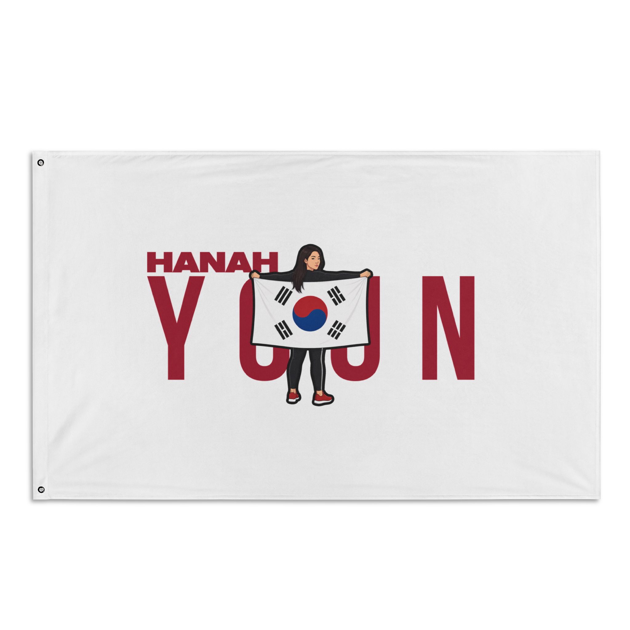 Flag (35 × 56 in) — character_player_name in Classic