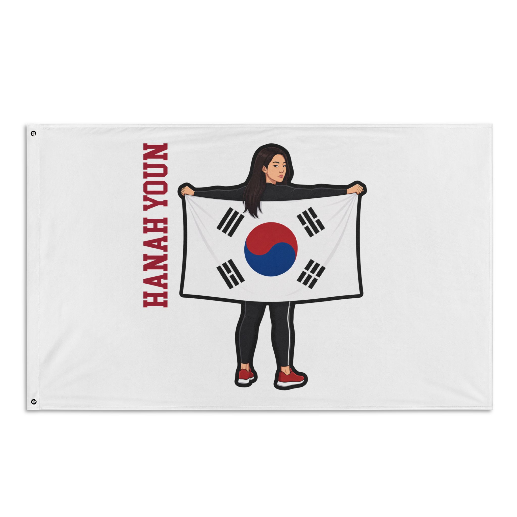 Flag (35 × 56 in) — character_name_vertical in Classic