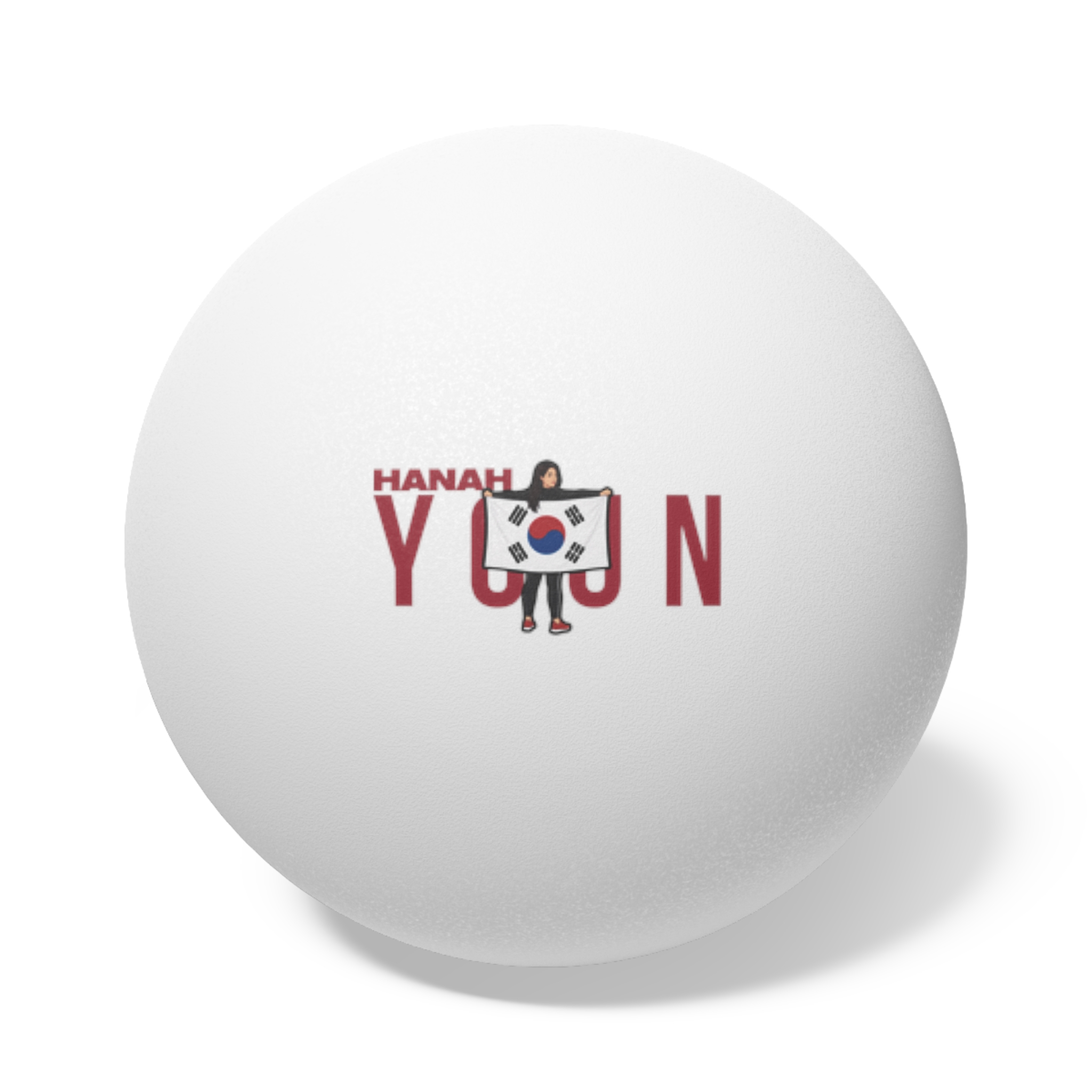 Ping Pong Balls, 6 pcs — character_player_name in White