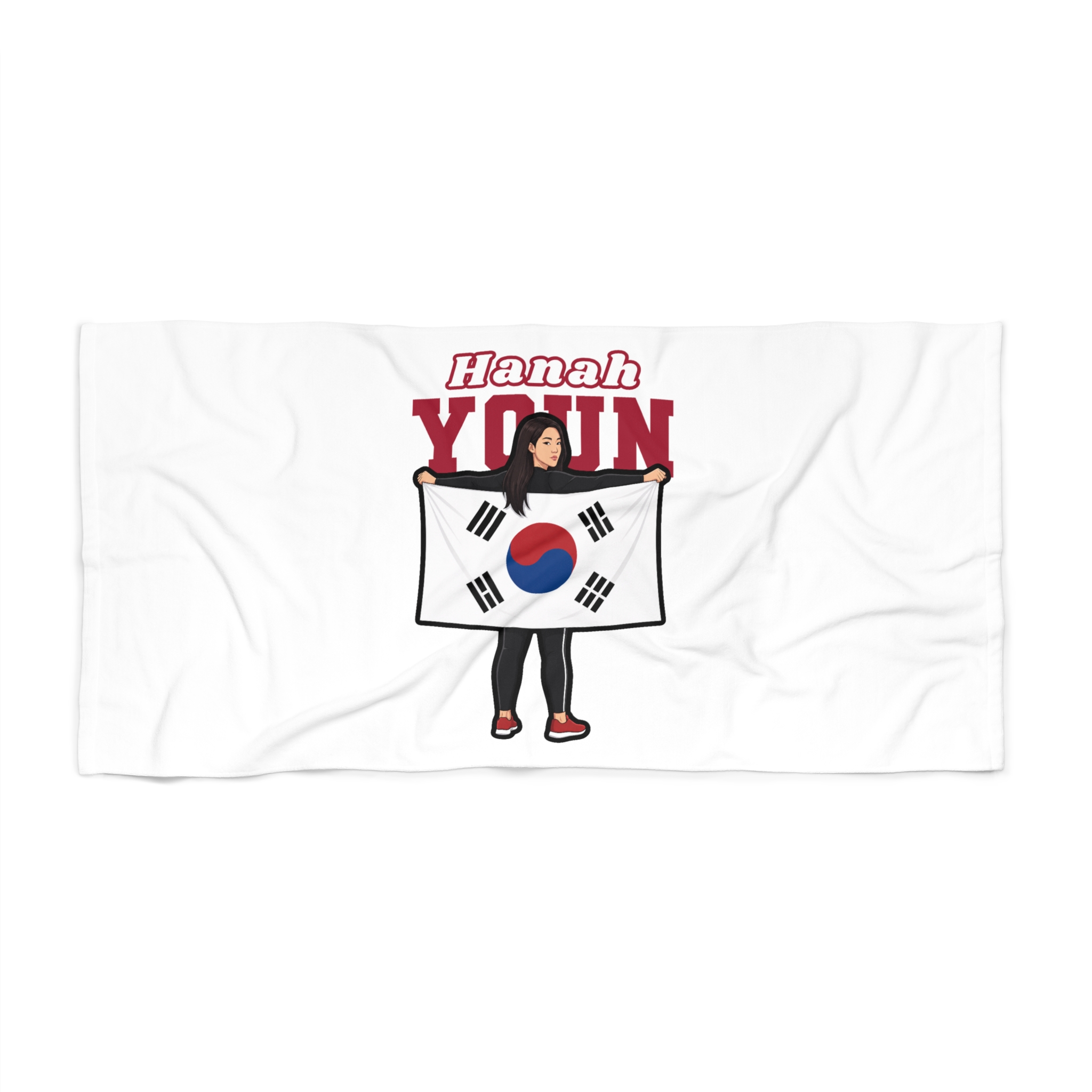 Beach Towel — character_name_arch in Classic