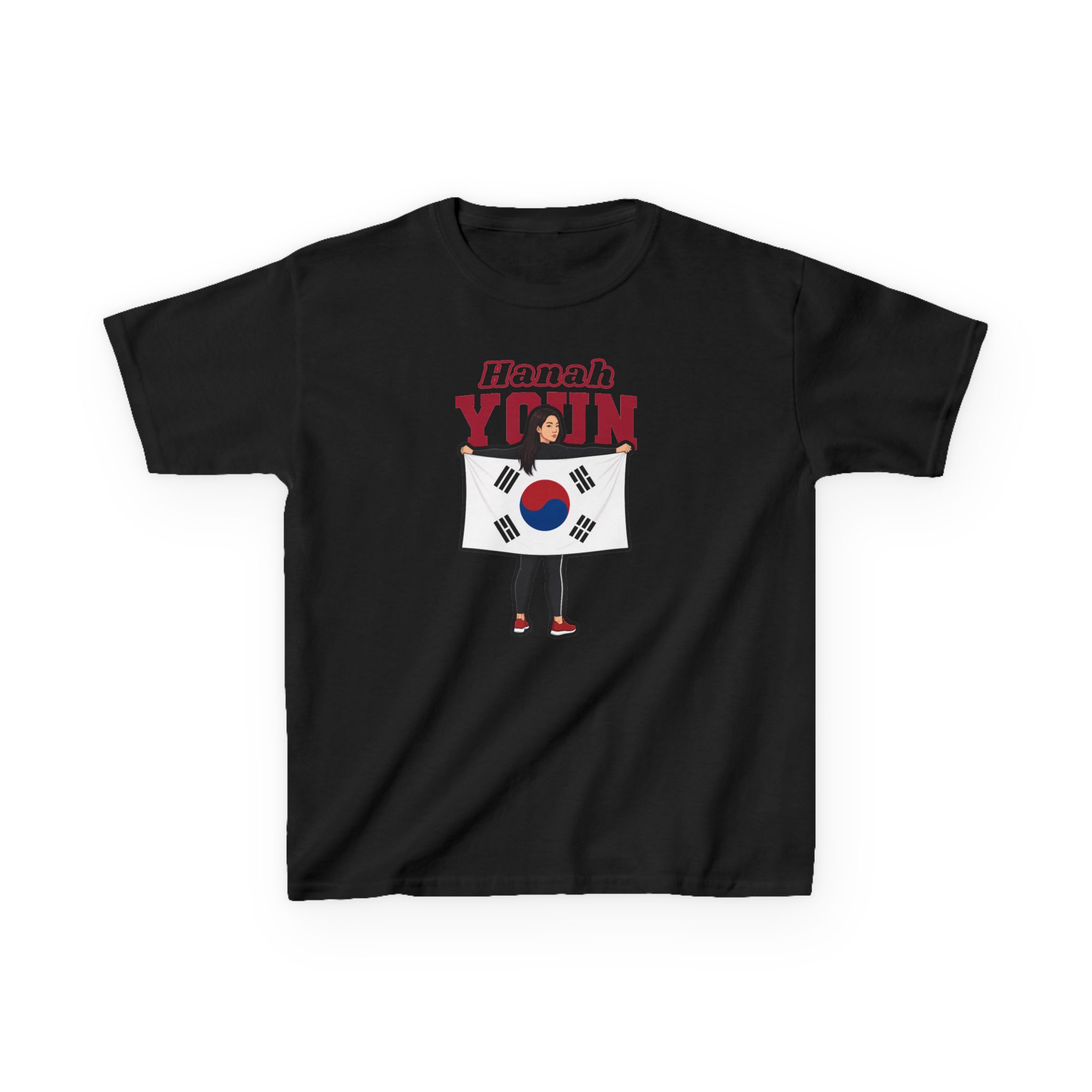 Youth Tee — character_name_arch in Black