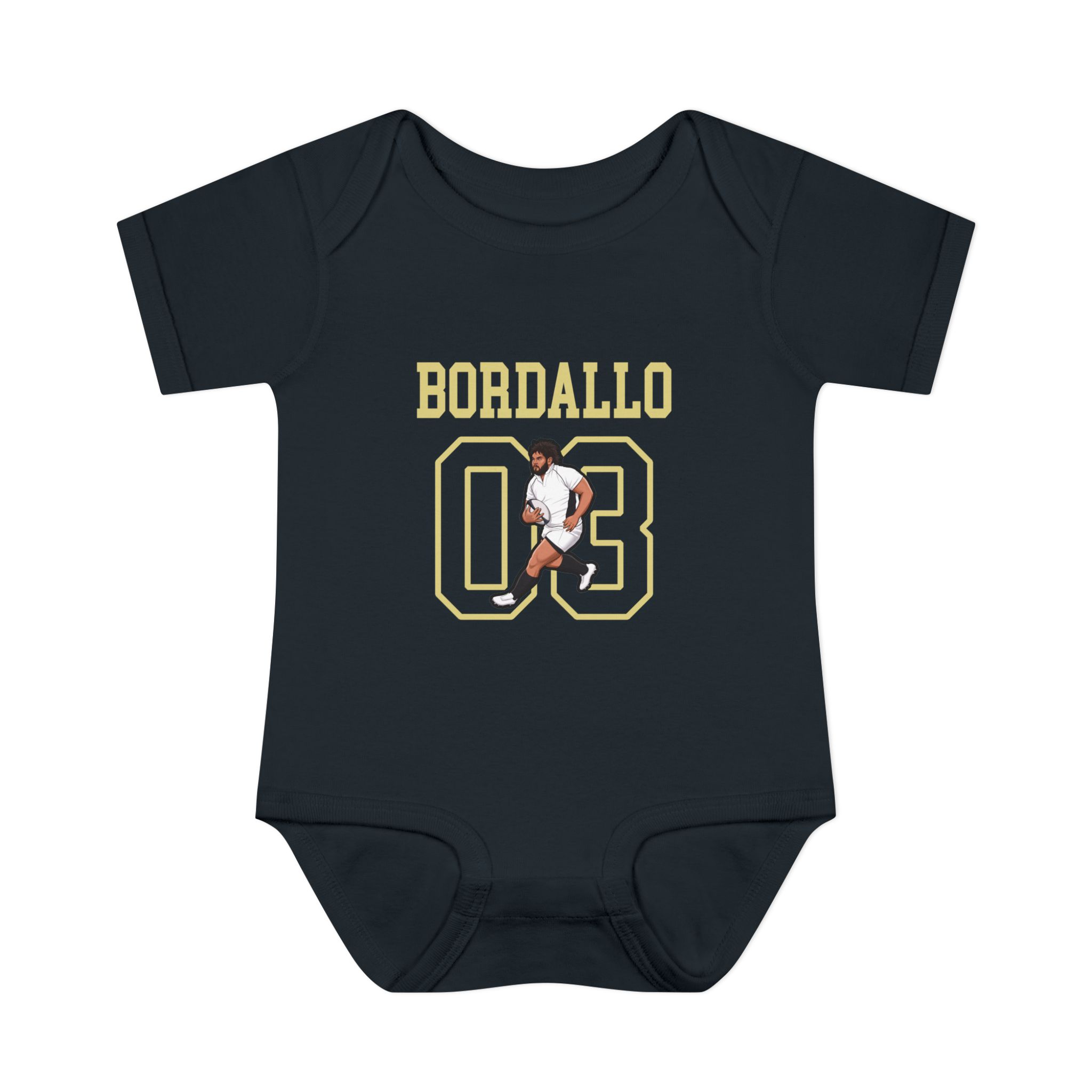 Baby Onesie — character_shirsey in Black