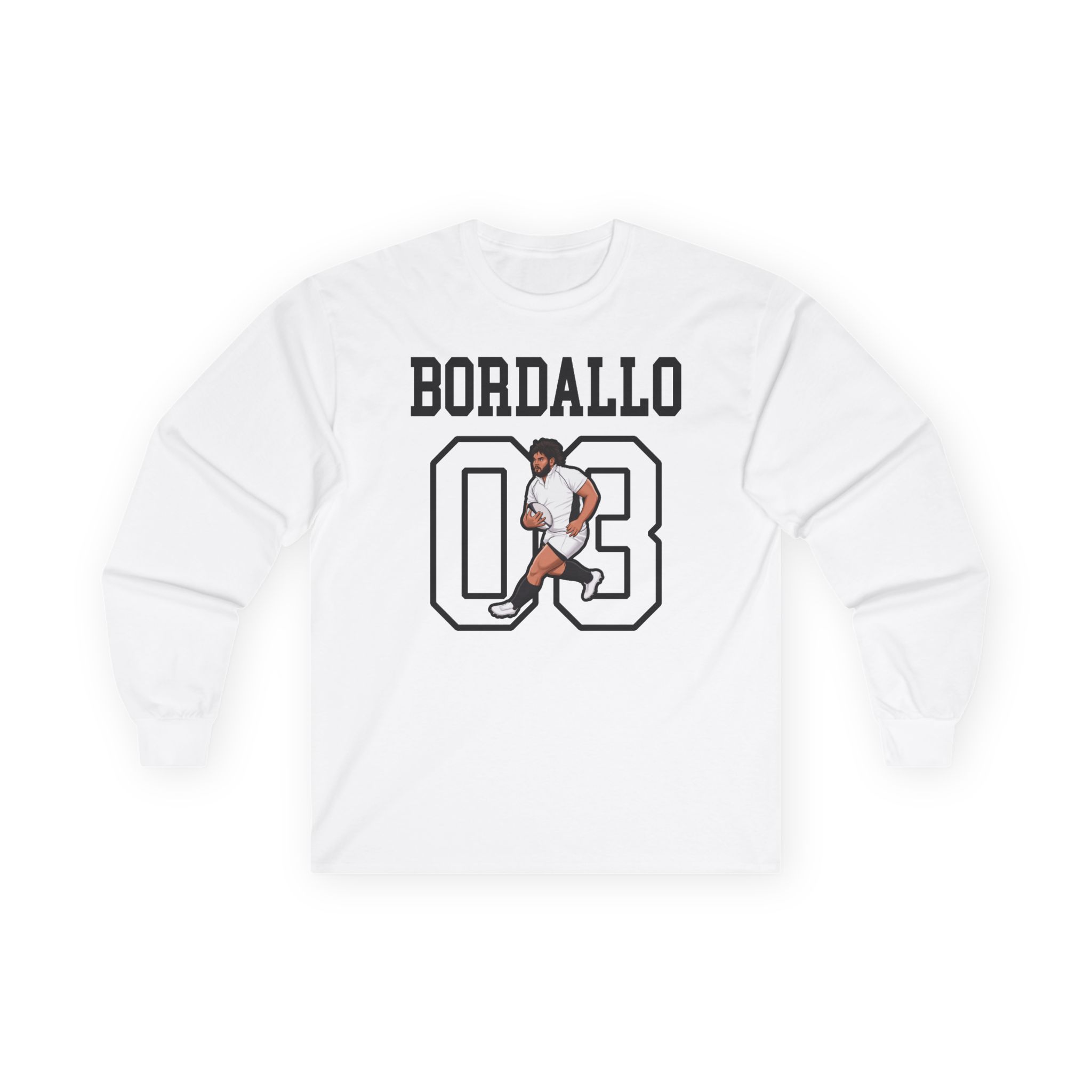 Long Sleeve Tee — character_shirsey in White
