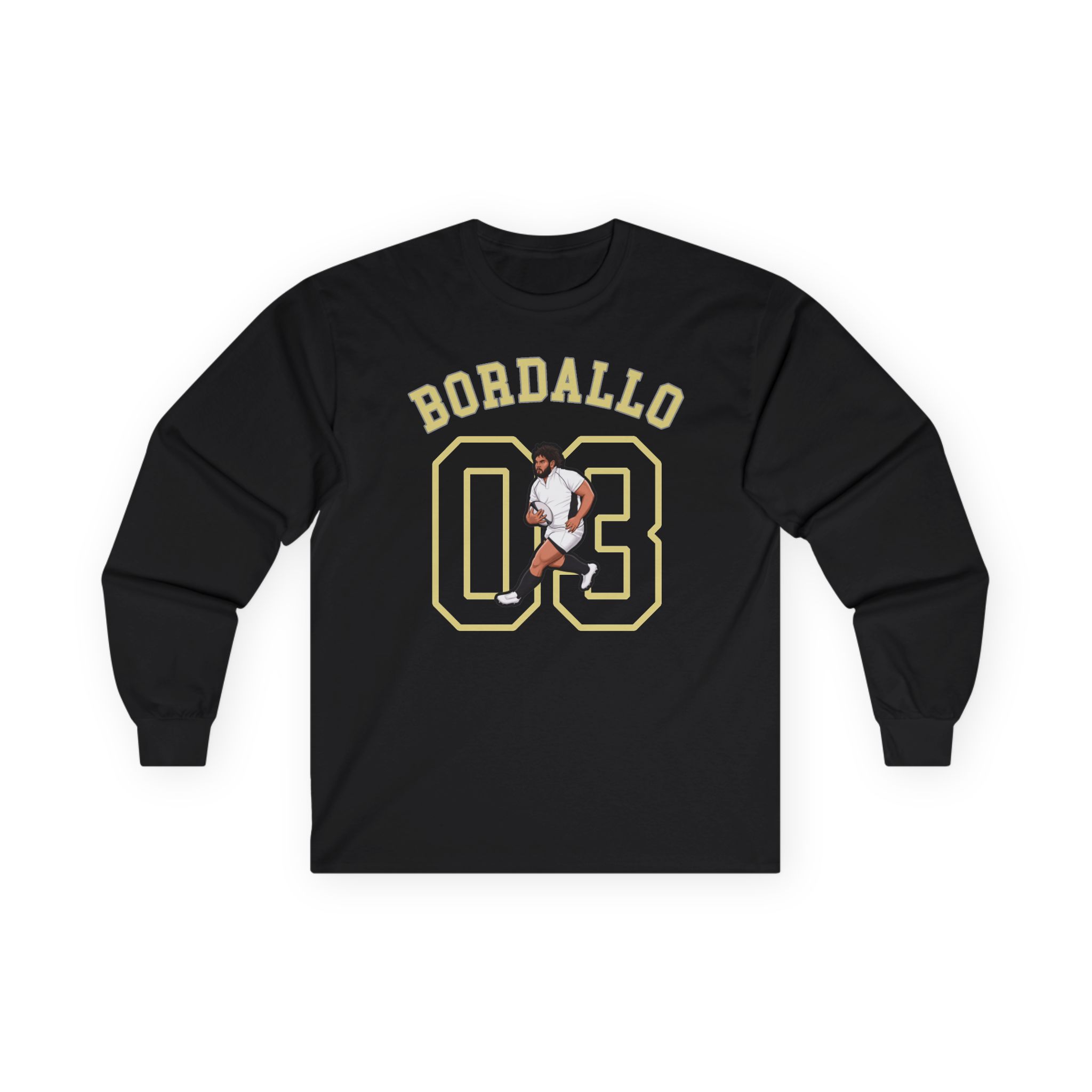 Long Sleeve Tee — character_shirsey_arch in Black