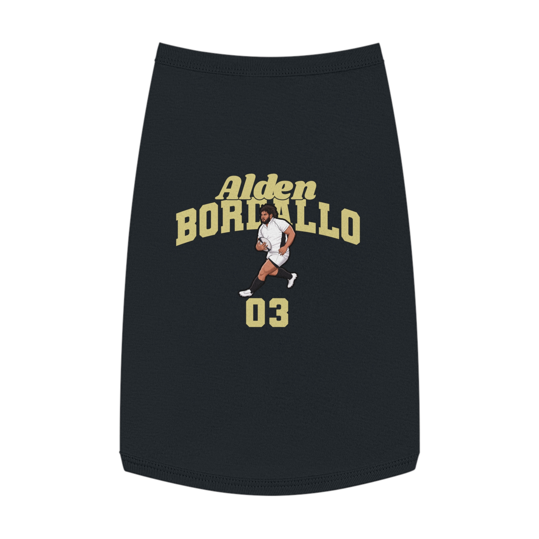Pet Tank Top — character_signature_arch in Black