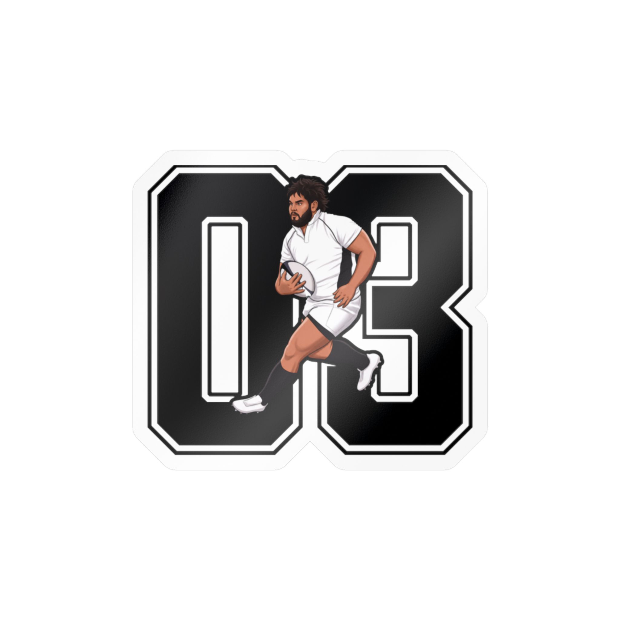 Vinyl Sticker — character_number in Classic