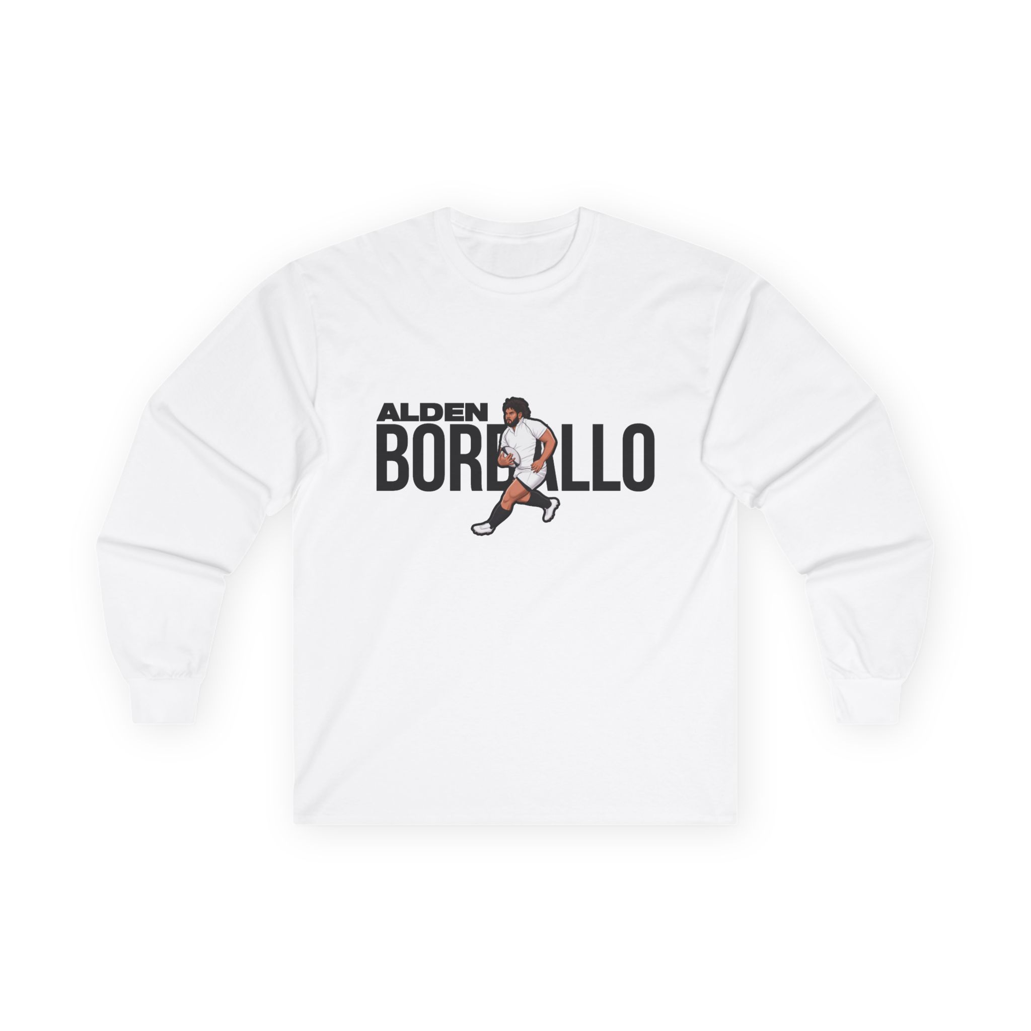Long Sleeve Tee — character_player_name in White