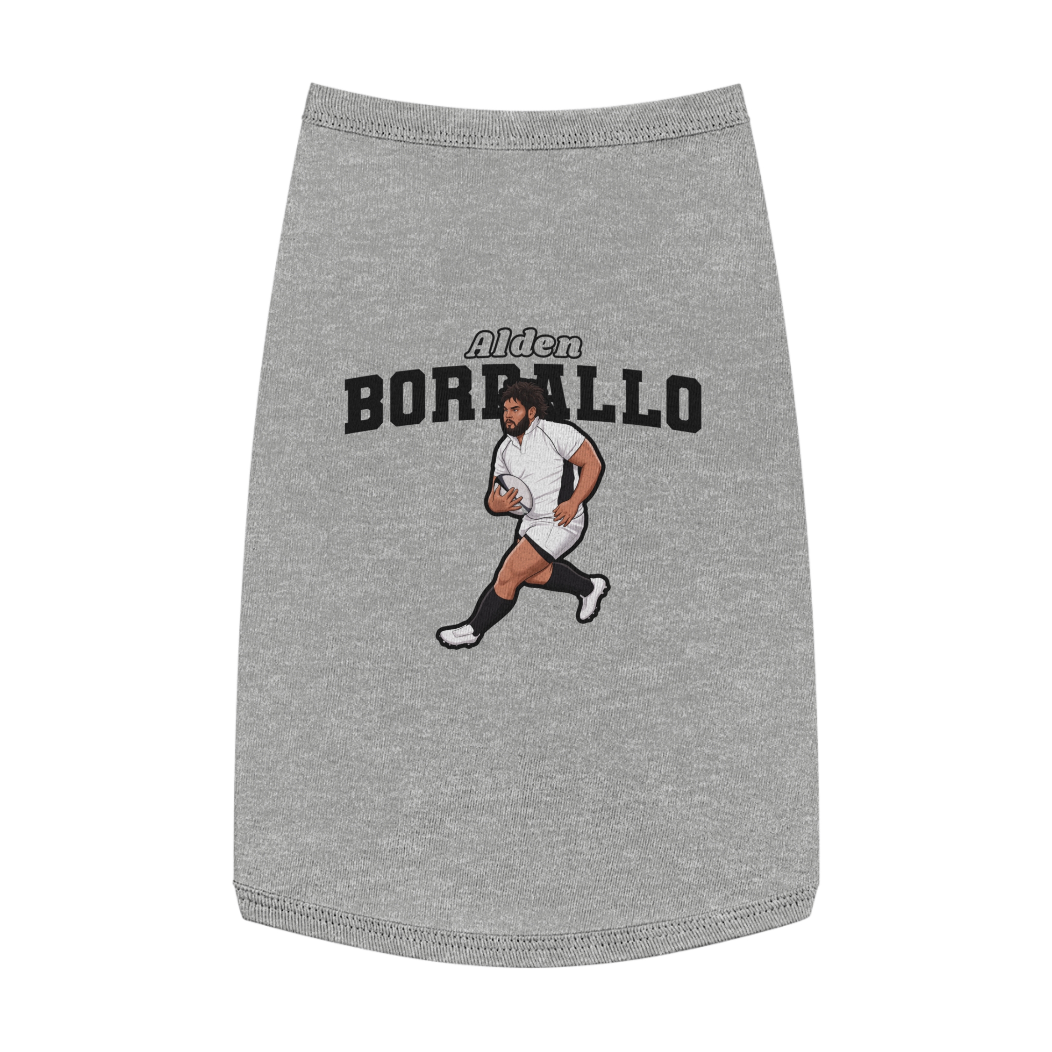 Pet Tank Top — character_name_arch in White
