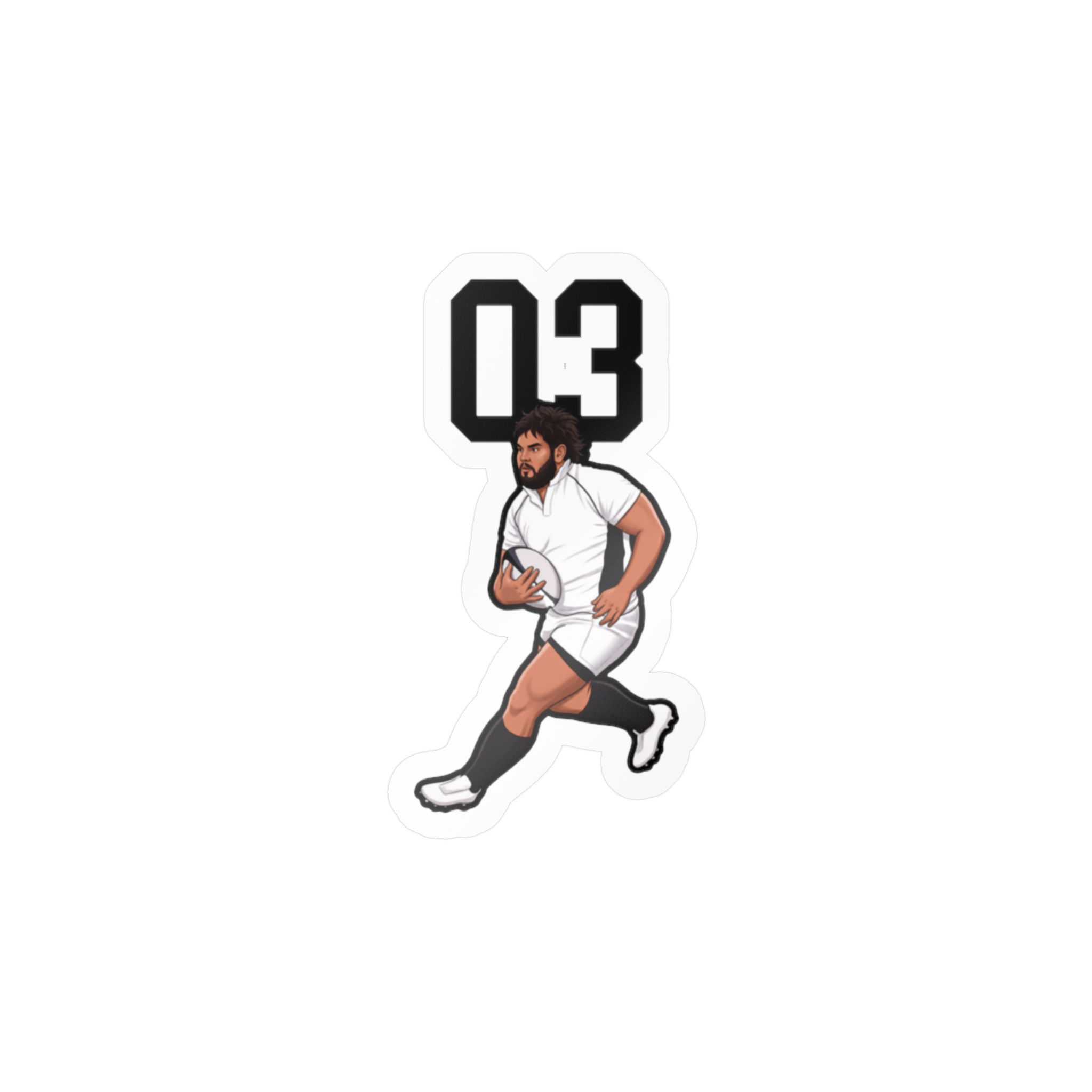Vinyl Sticker — character_number_top in Classic