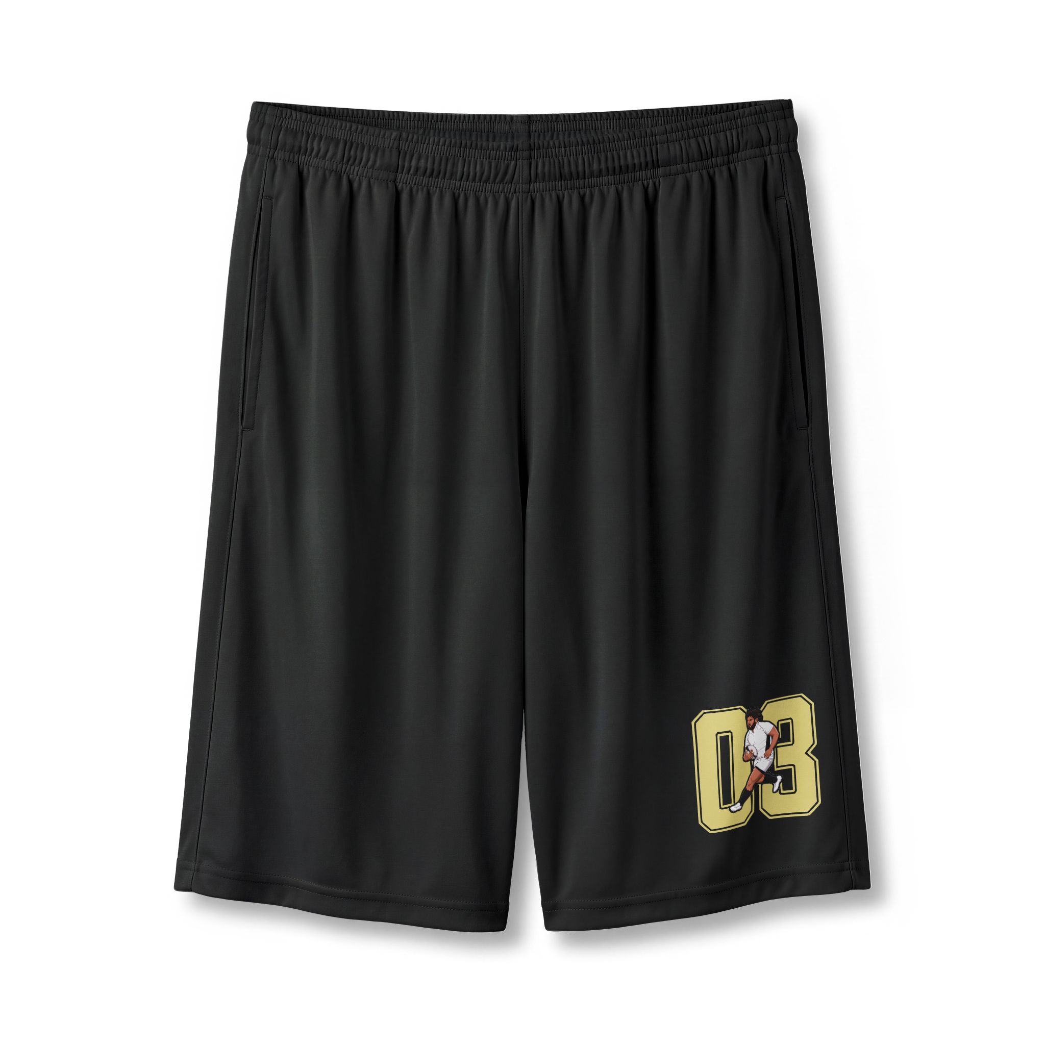 Shorts — character_number in Black