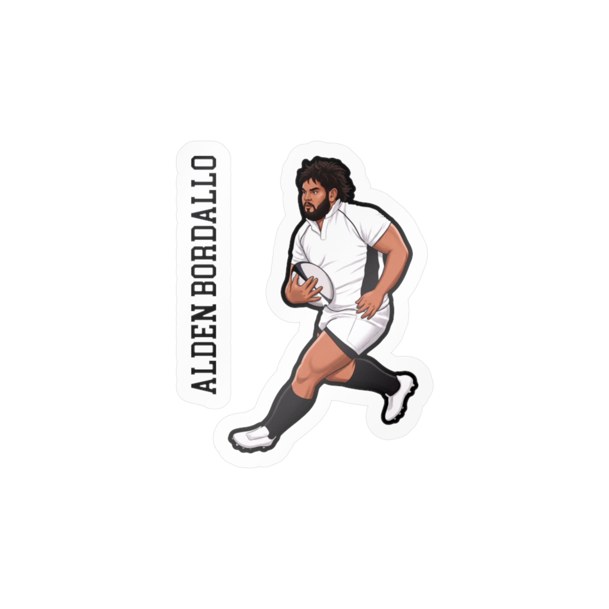 Vinyl Sticker — character_name_vertical in Classic