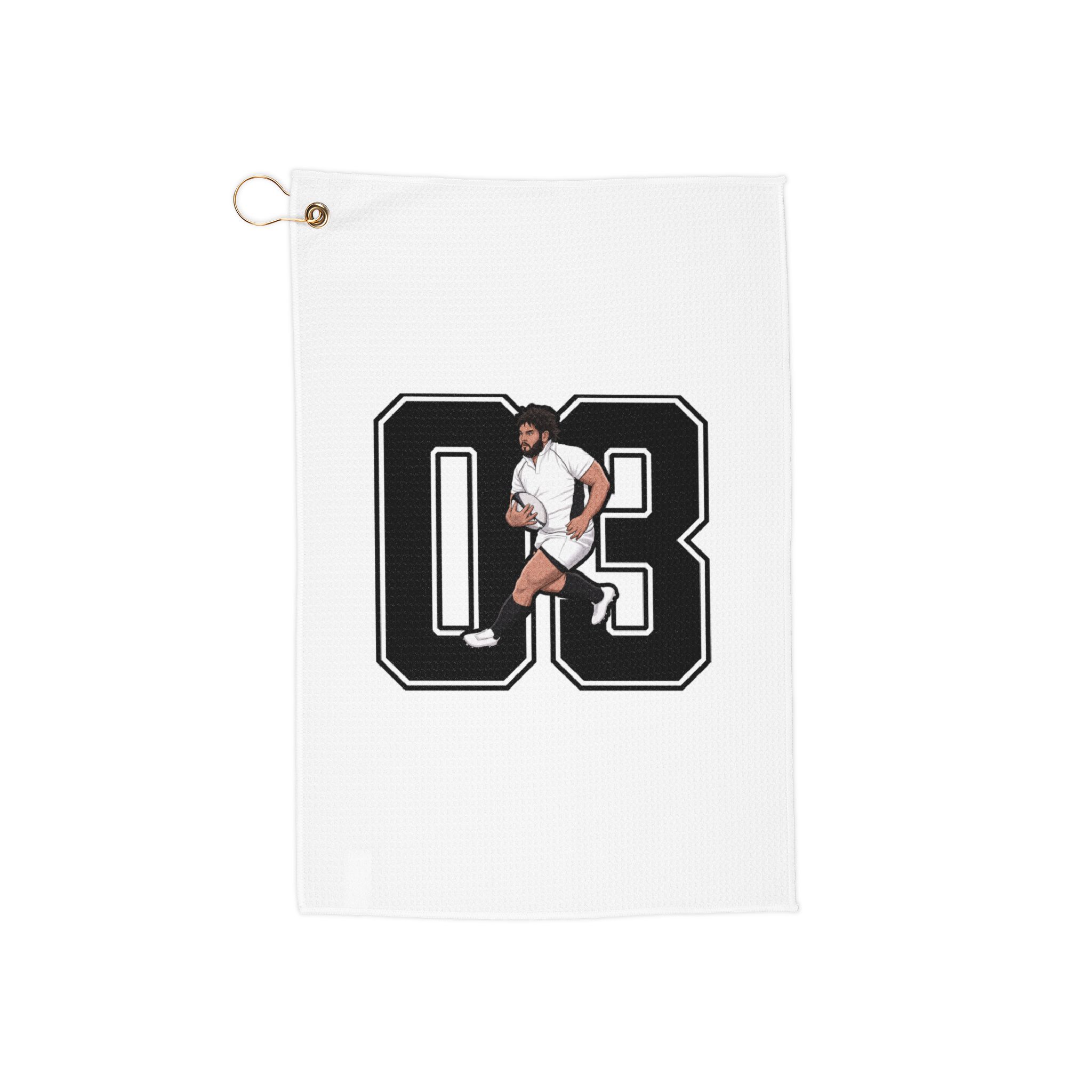 Golf Towel — character_number in Classic
