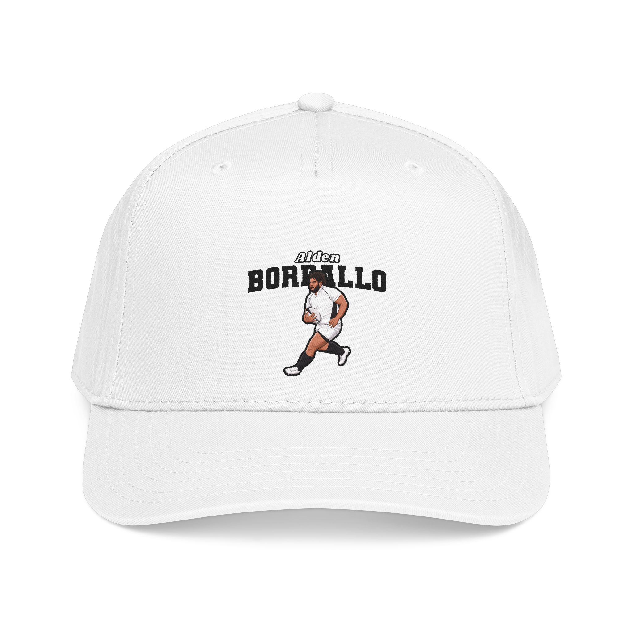 Baseball Cap — character_name_arch in White