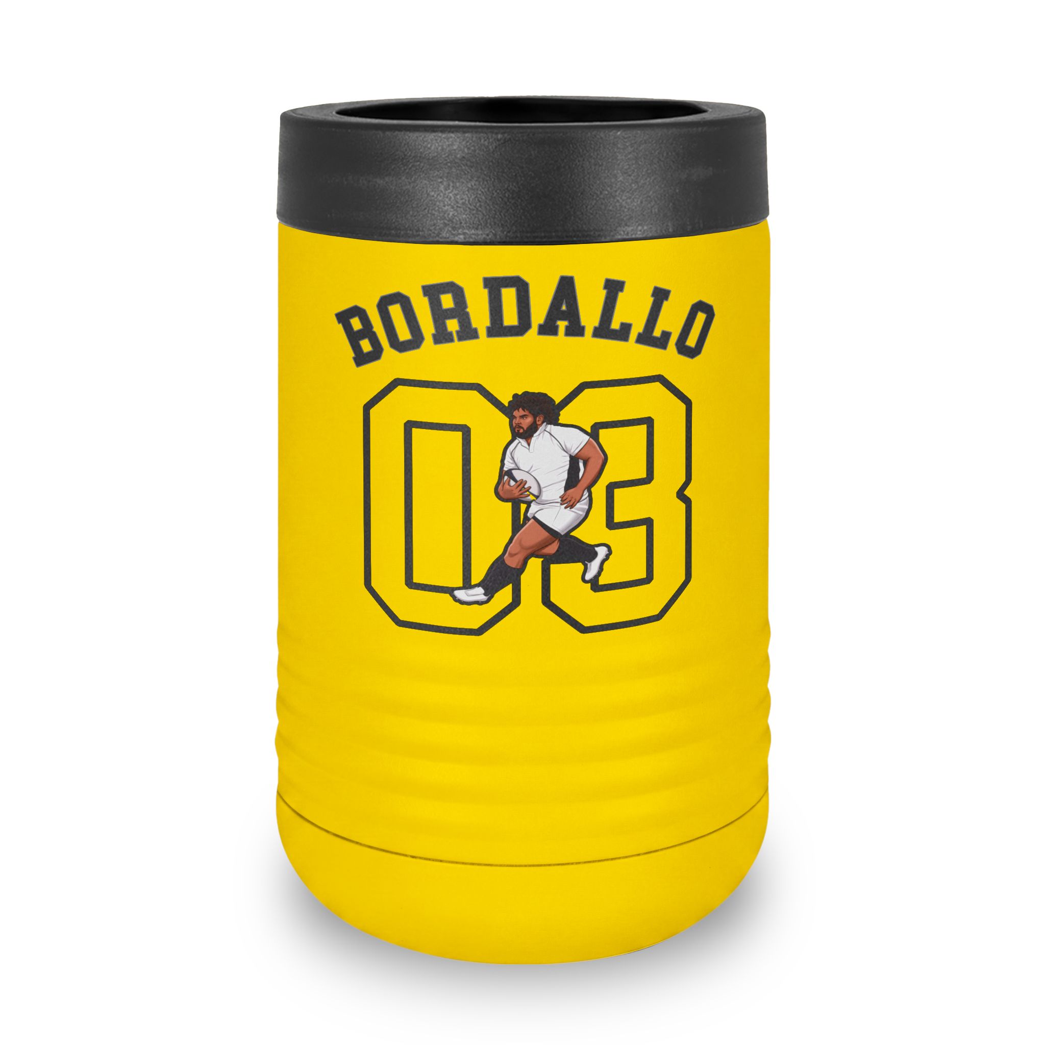 Stainless Can Cooler — character_shirsey_arch in Yellow