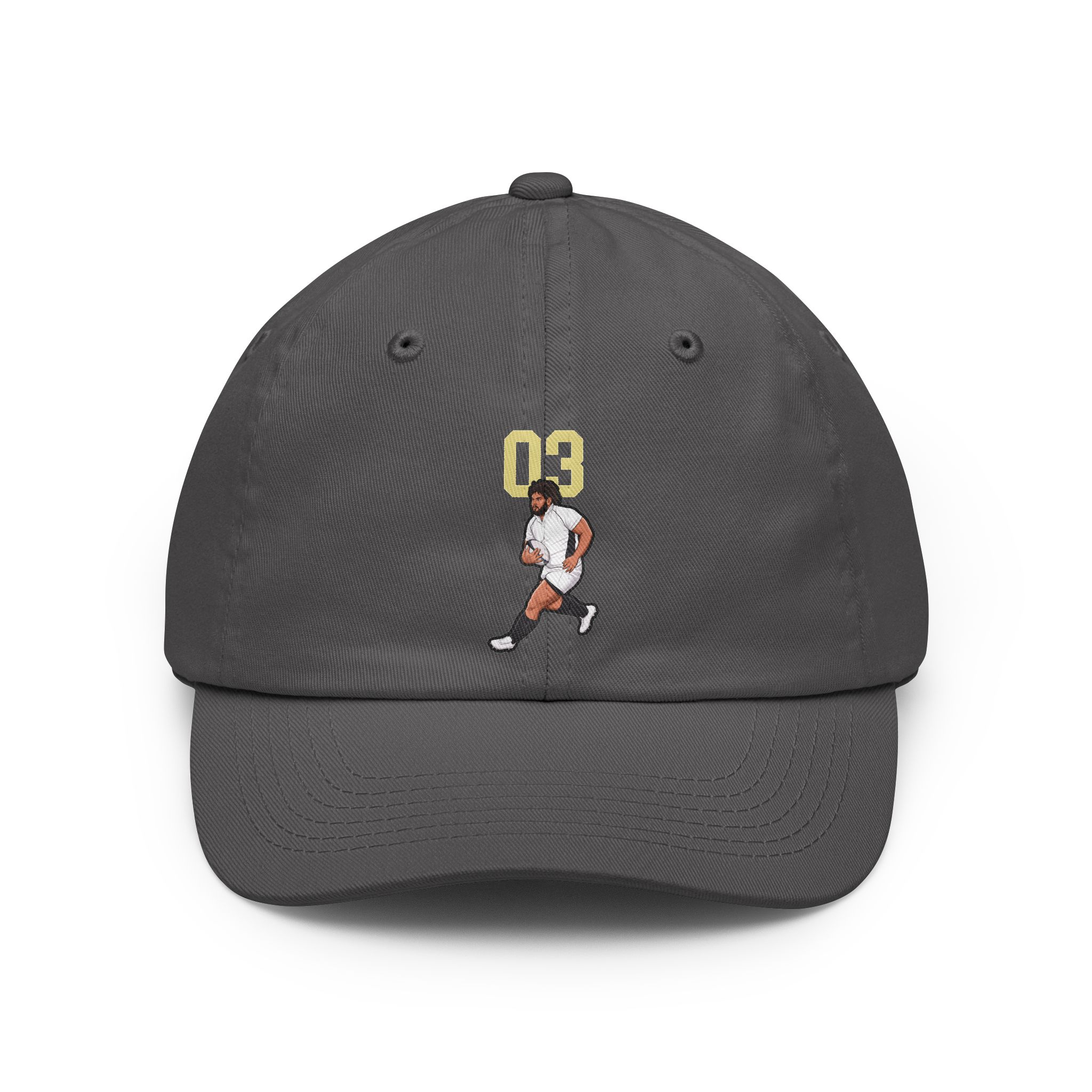 Classic Cap — character_number_top in Grey