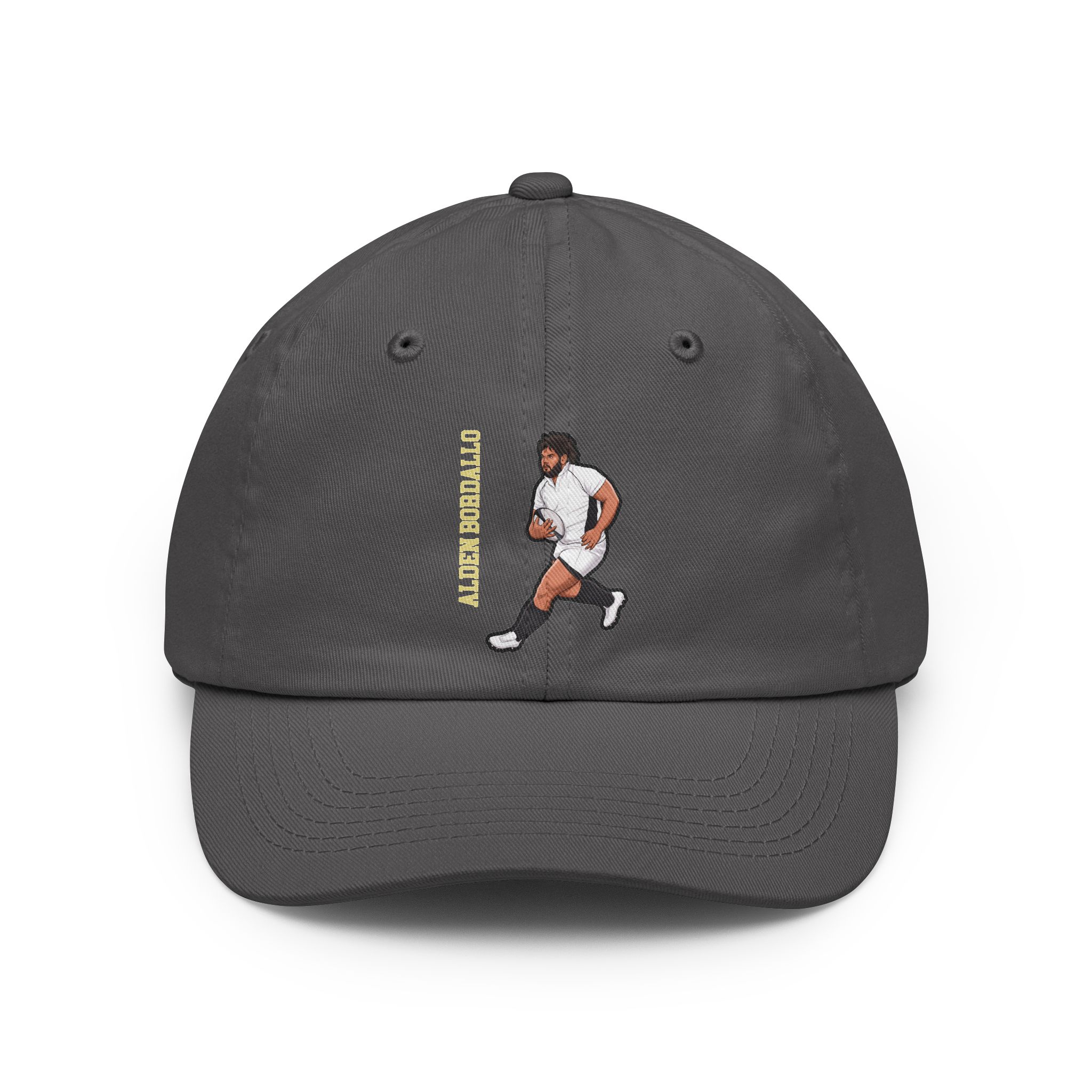 Classic Cap — character_name_vertical in Grey