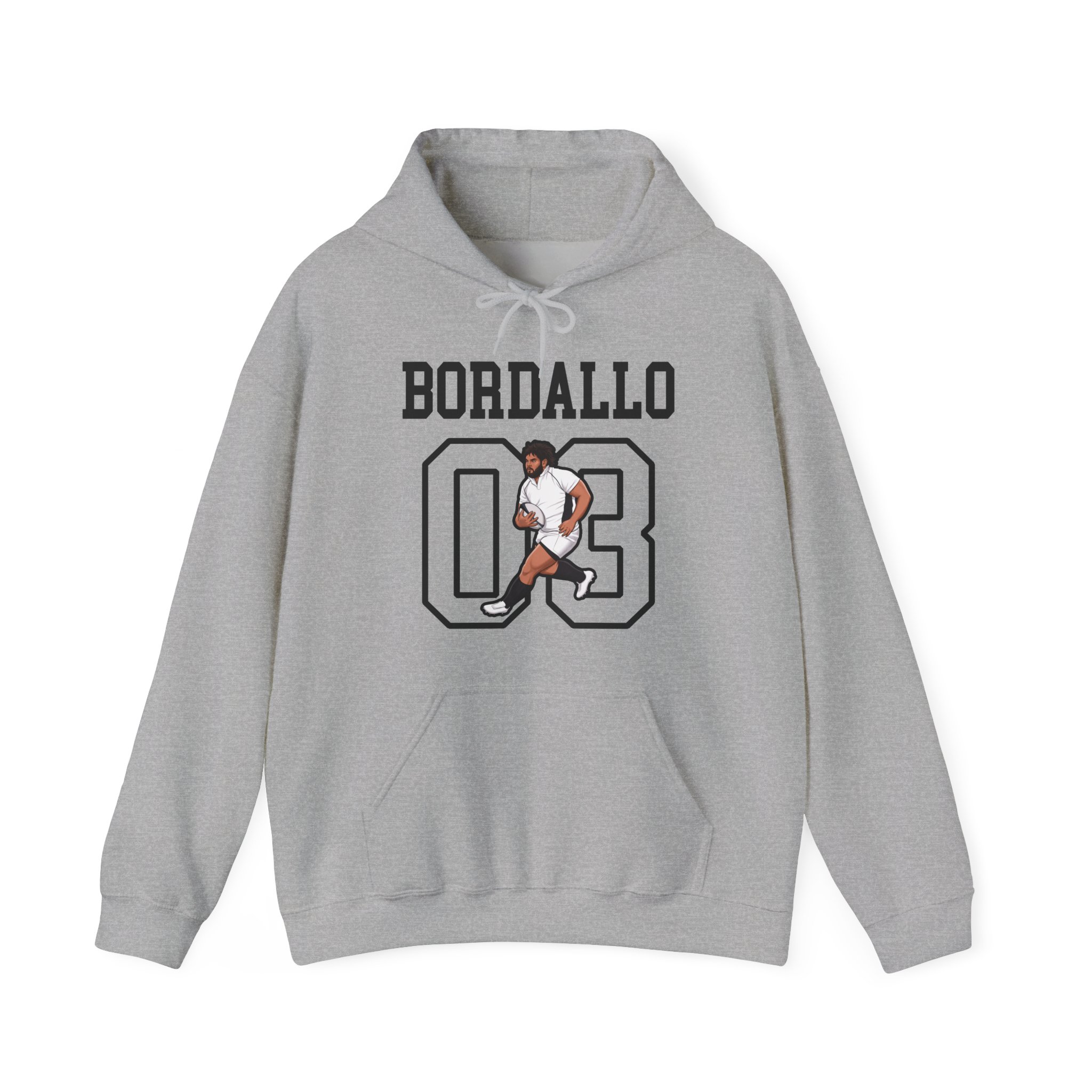 Hoodie — character_shirsey in Grey