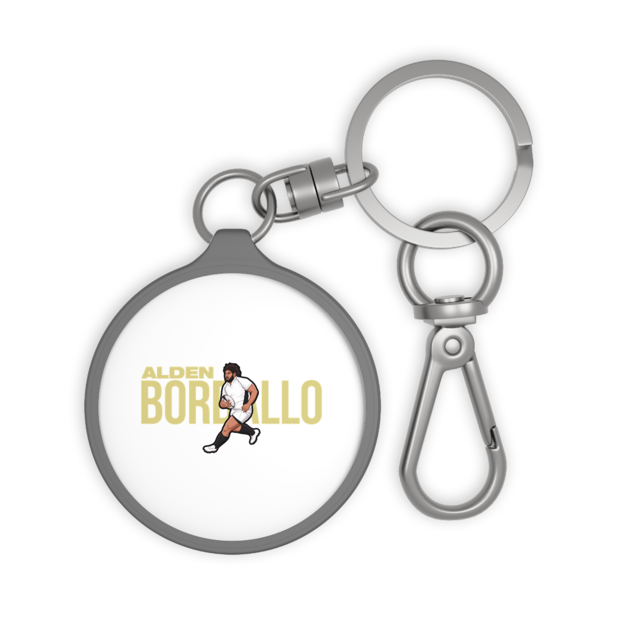Keychain — character_player_name in Grey