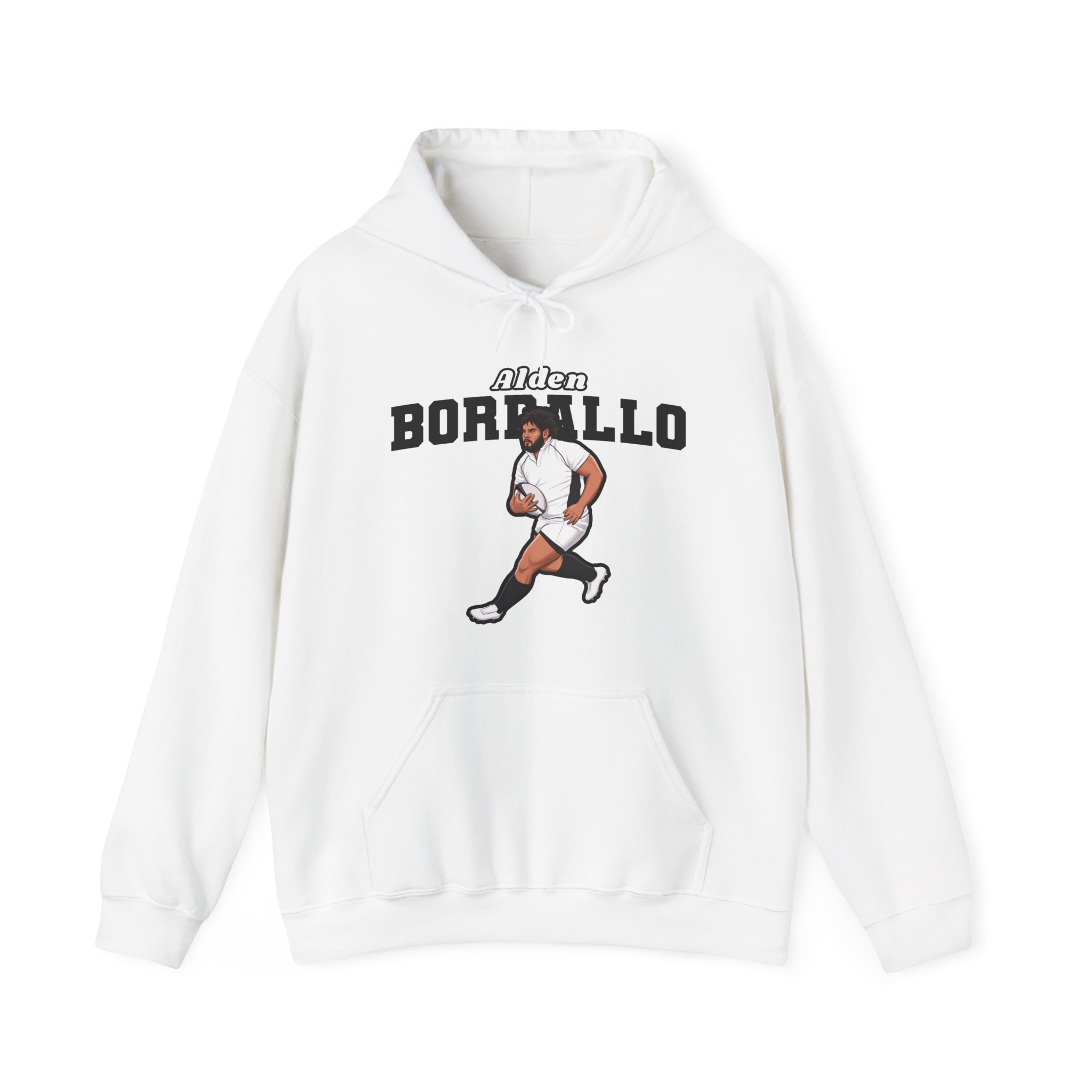 Hoodie — character_name_arch in White