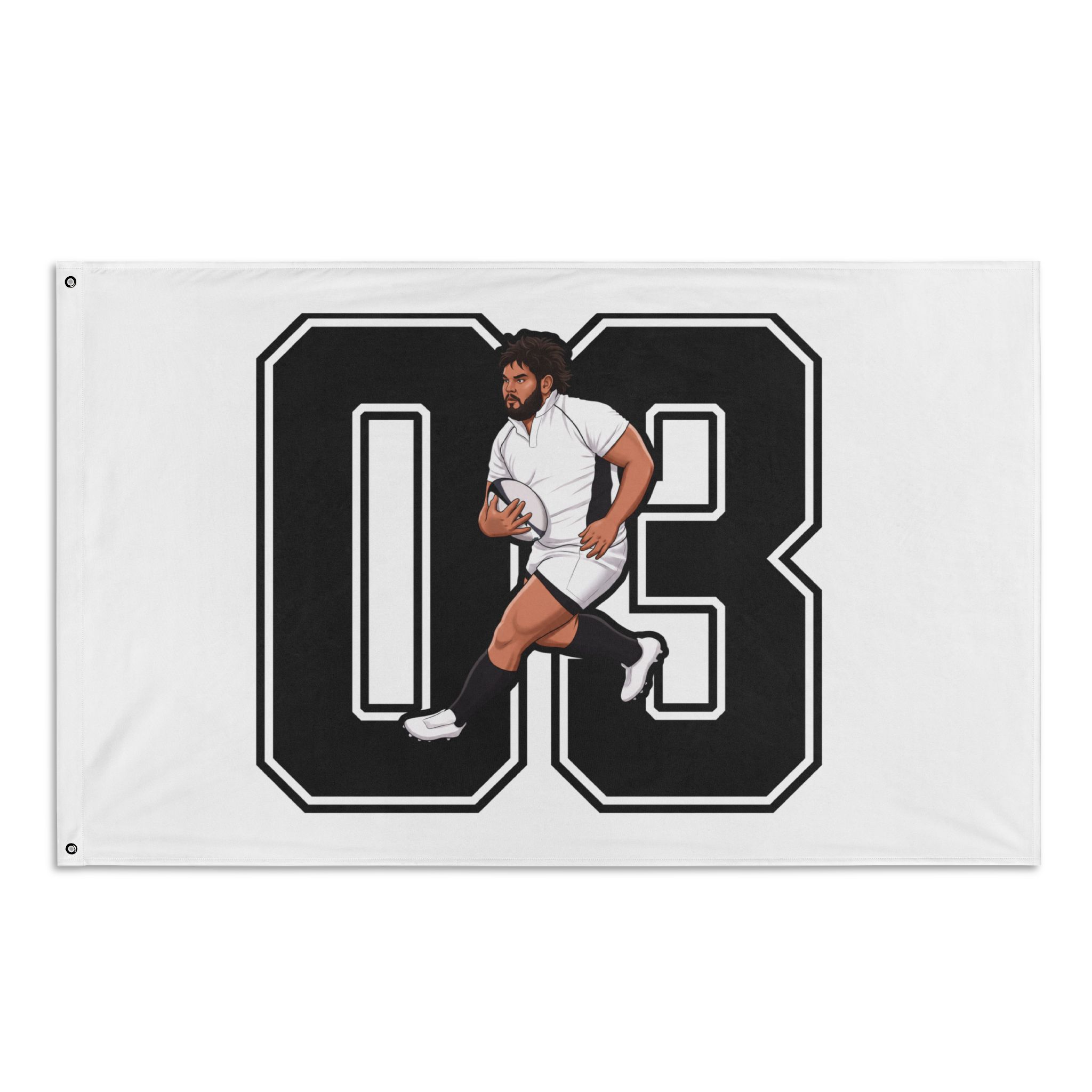 Flag (35 × 56 in) — character_number in Classic