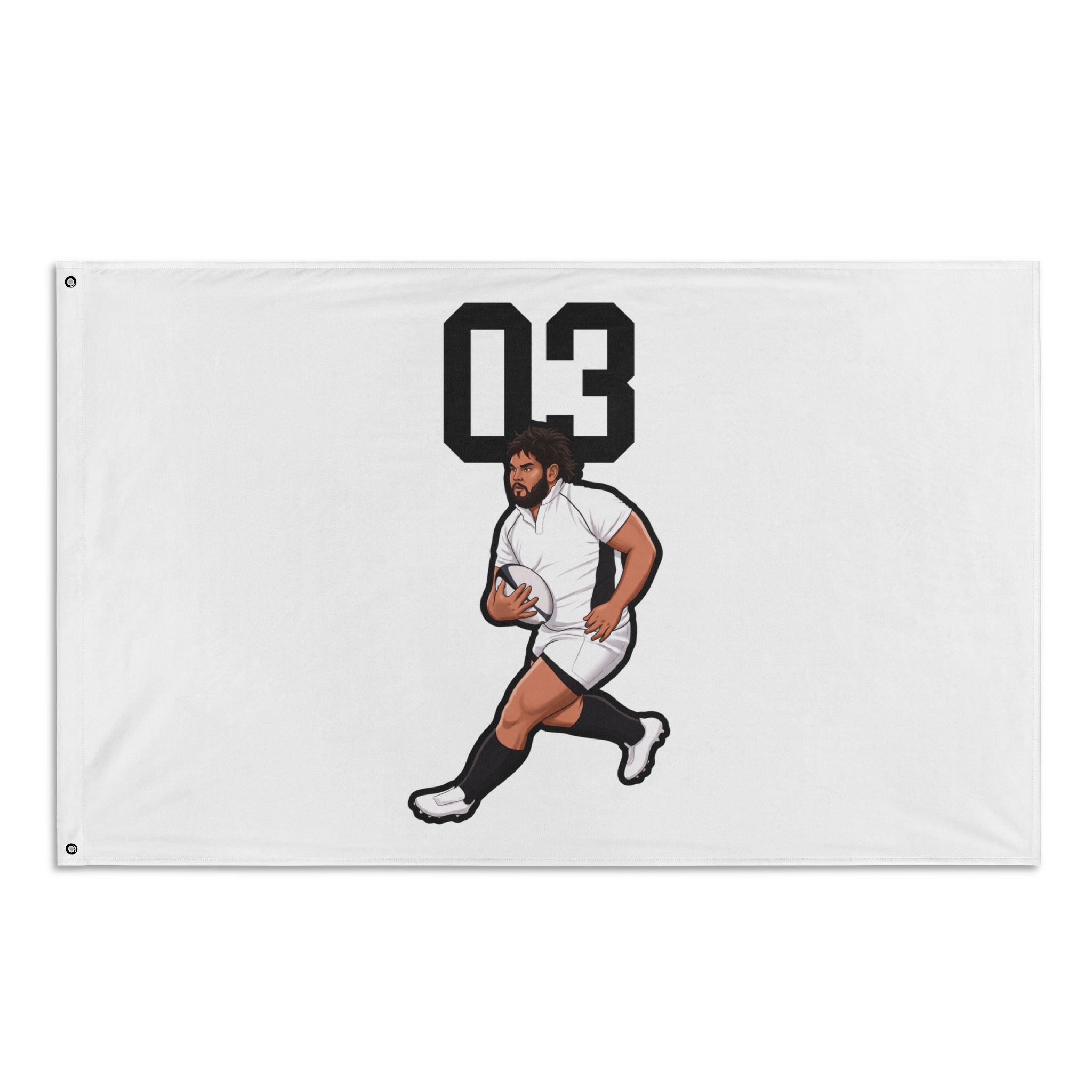 Flag (35 × 56 in) — character_number_top in Classic