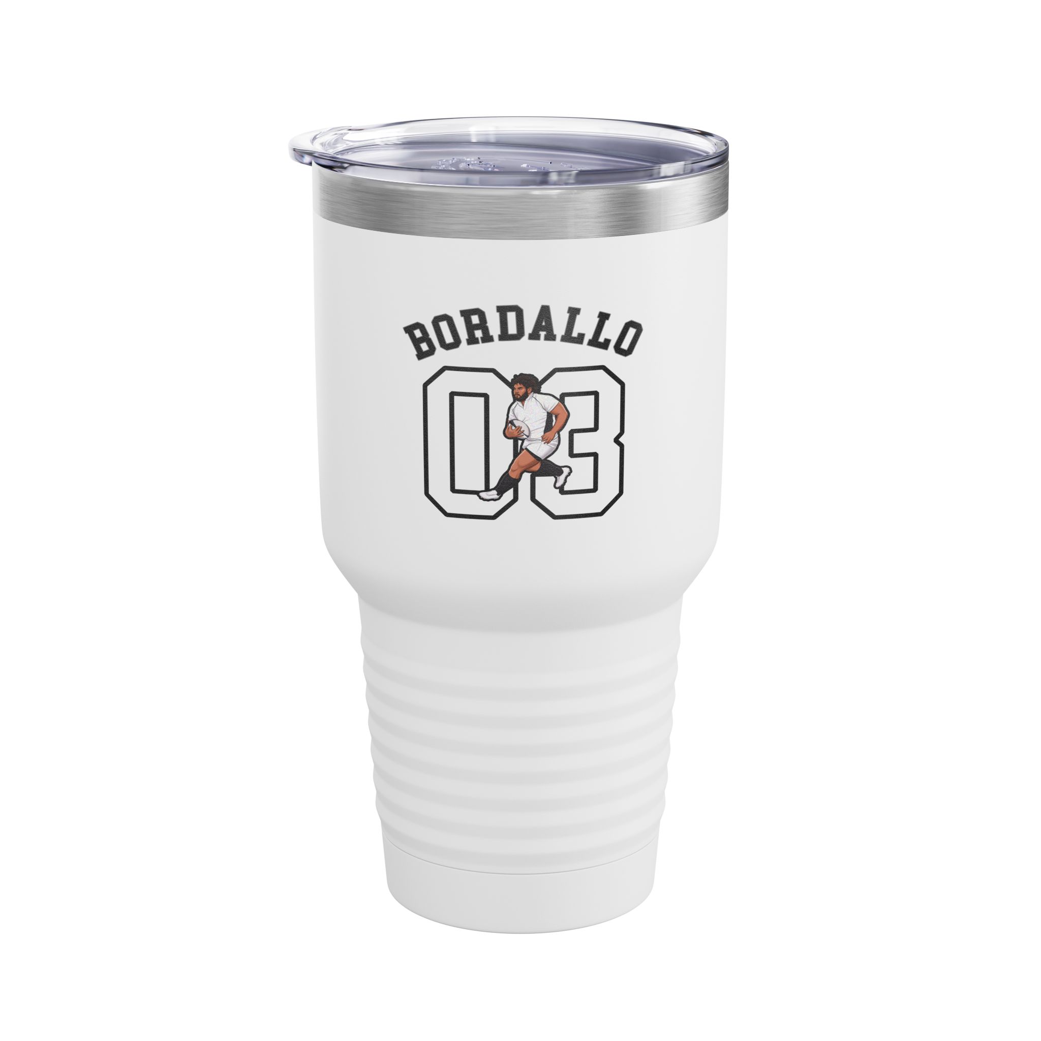 30oz Tumbler — character_shirsey_arch in White