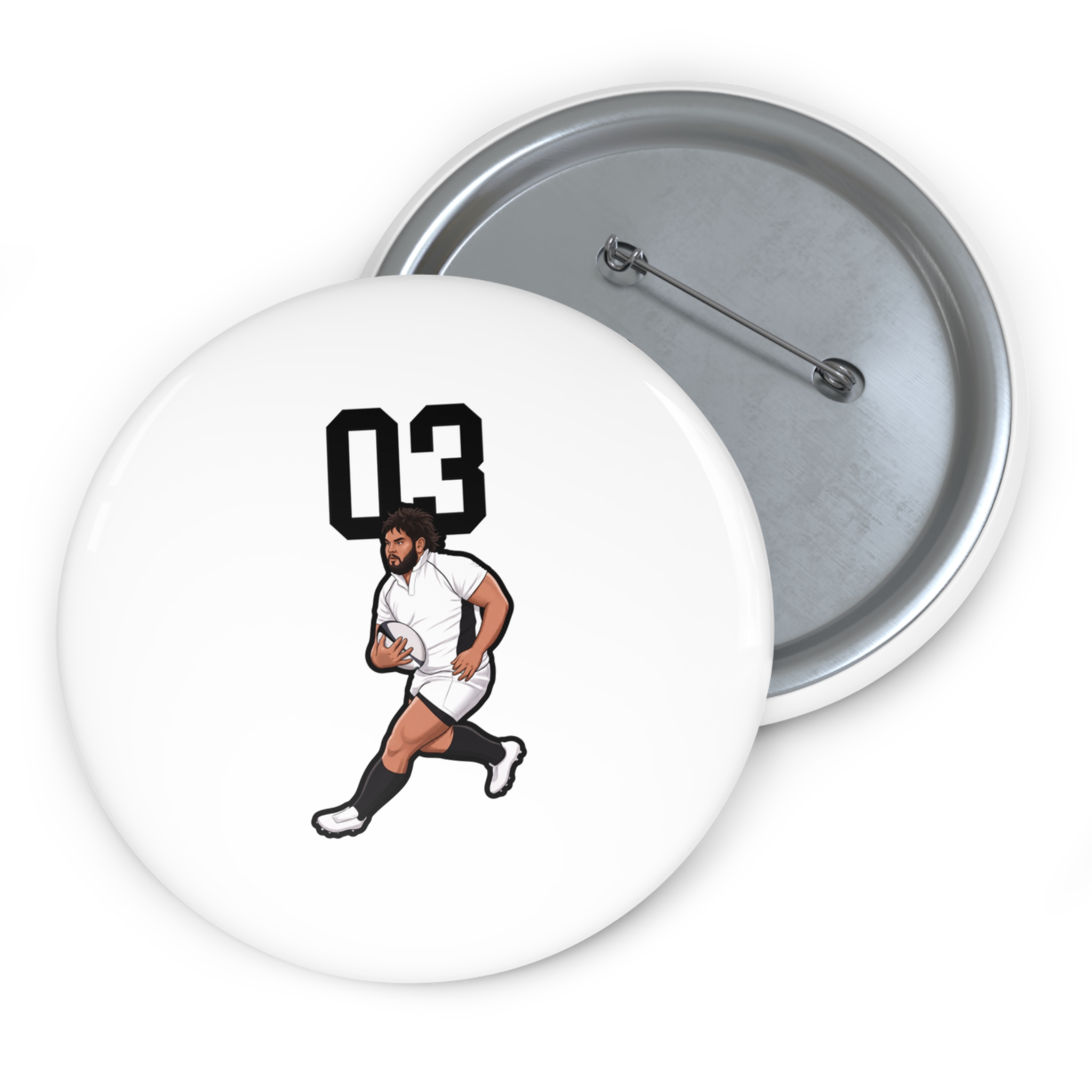 Game Day Pin — character_number_top in Classic