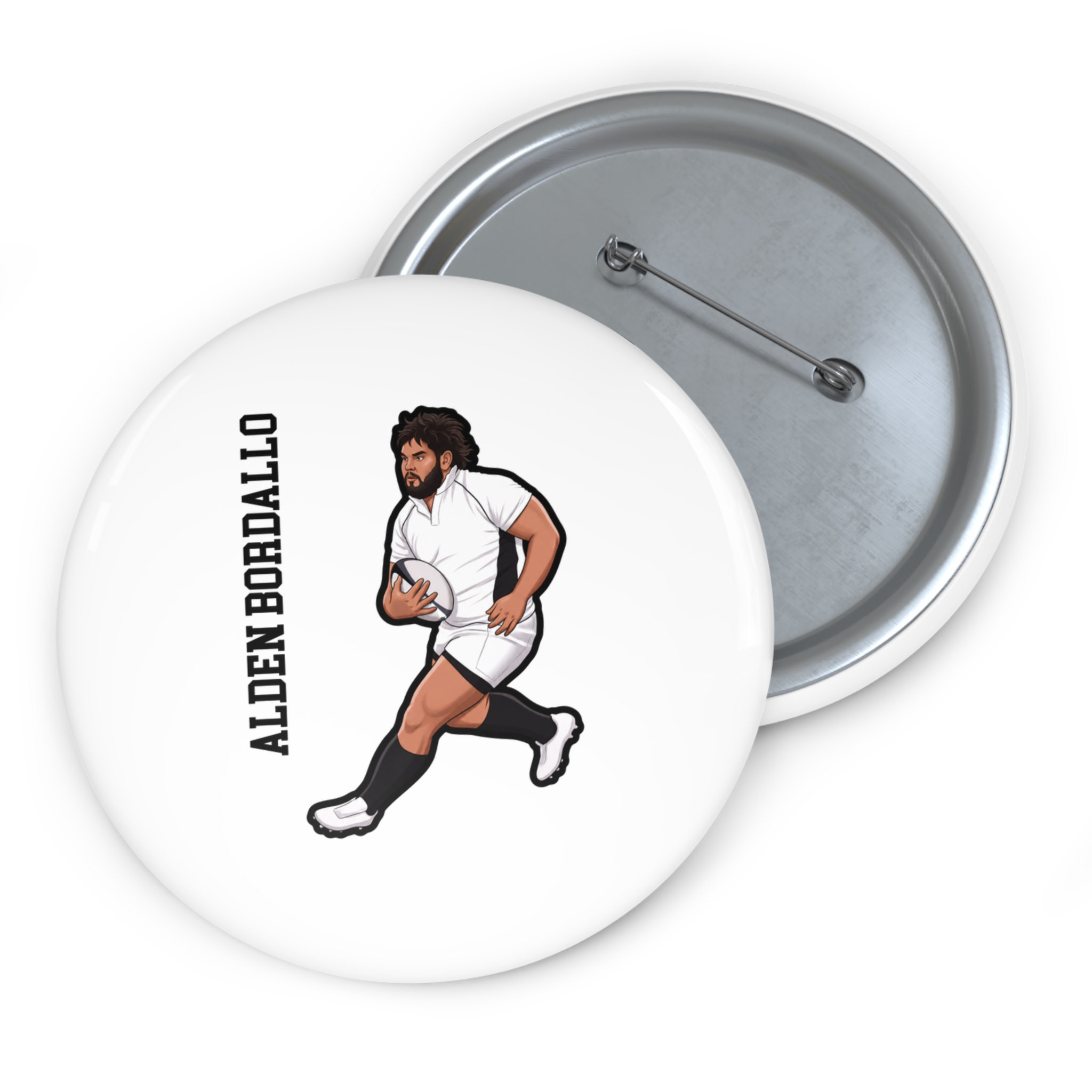 Game Day Pin — character_name_vertical in Classic