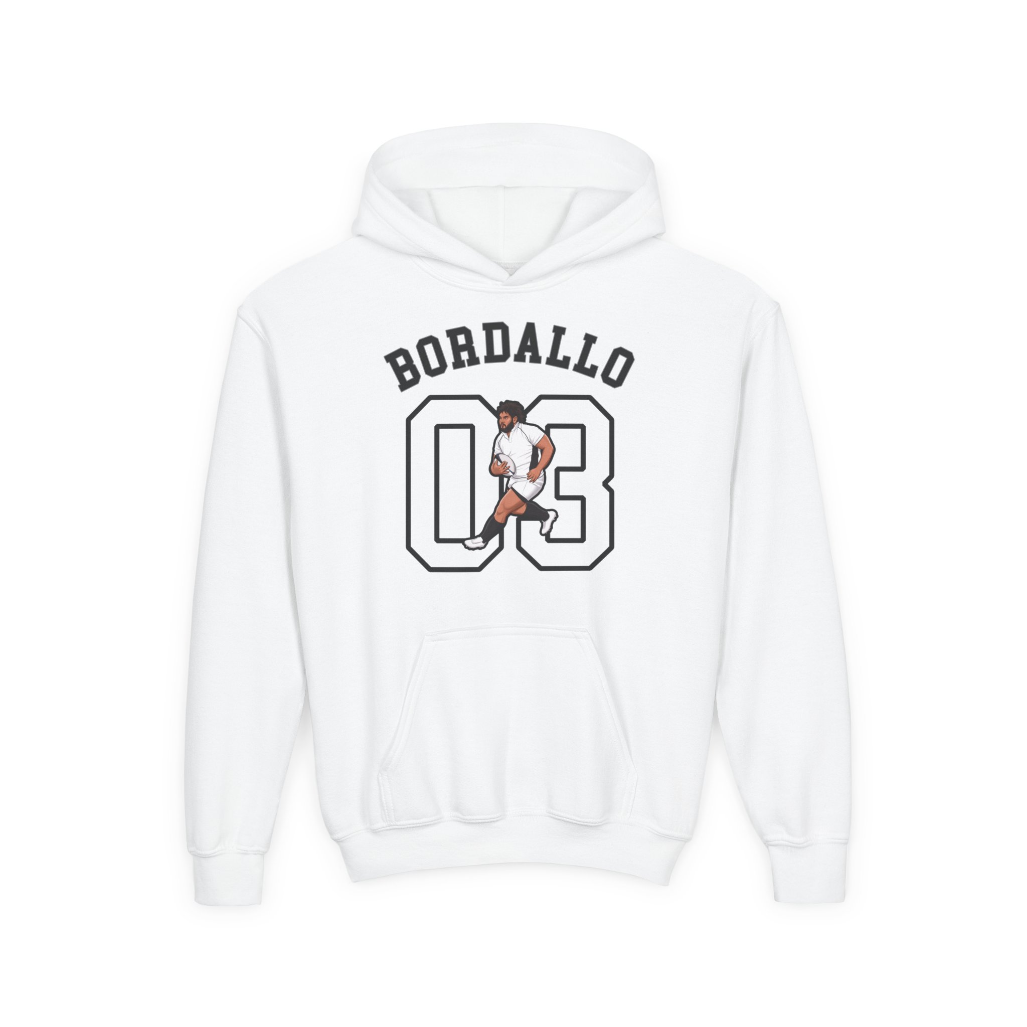 Youth Hoodie — character_shirsey_arch in White