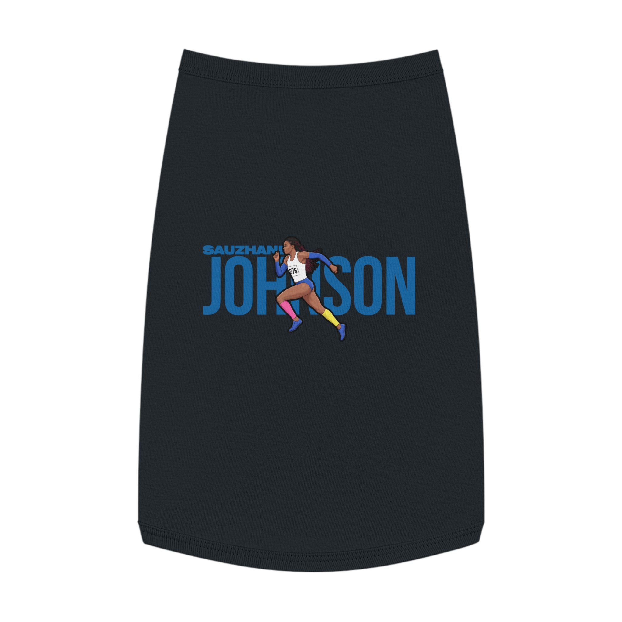 Pet Tank Top — character_player_name in White
