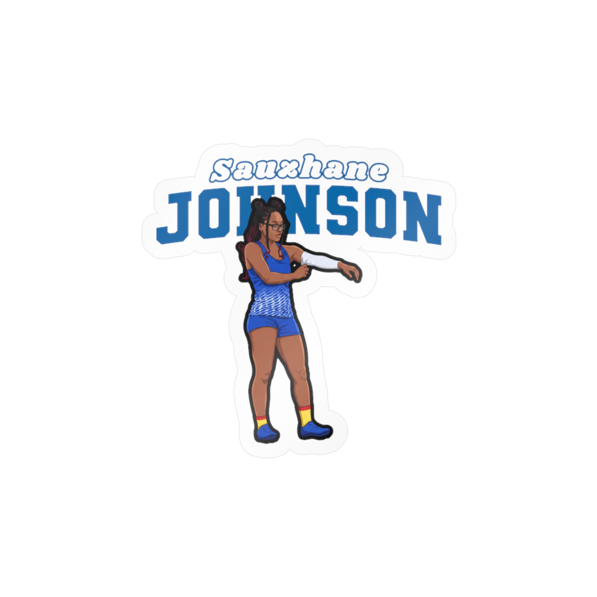 Vinyl Sticker — character_name_arch in Classic