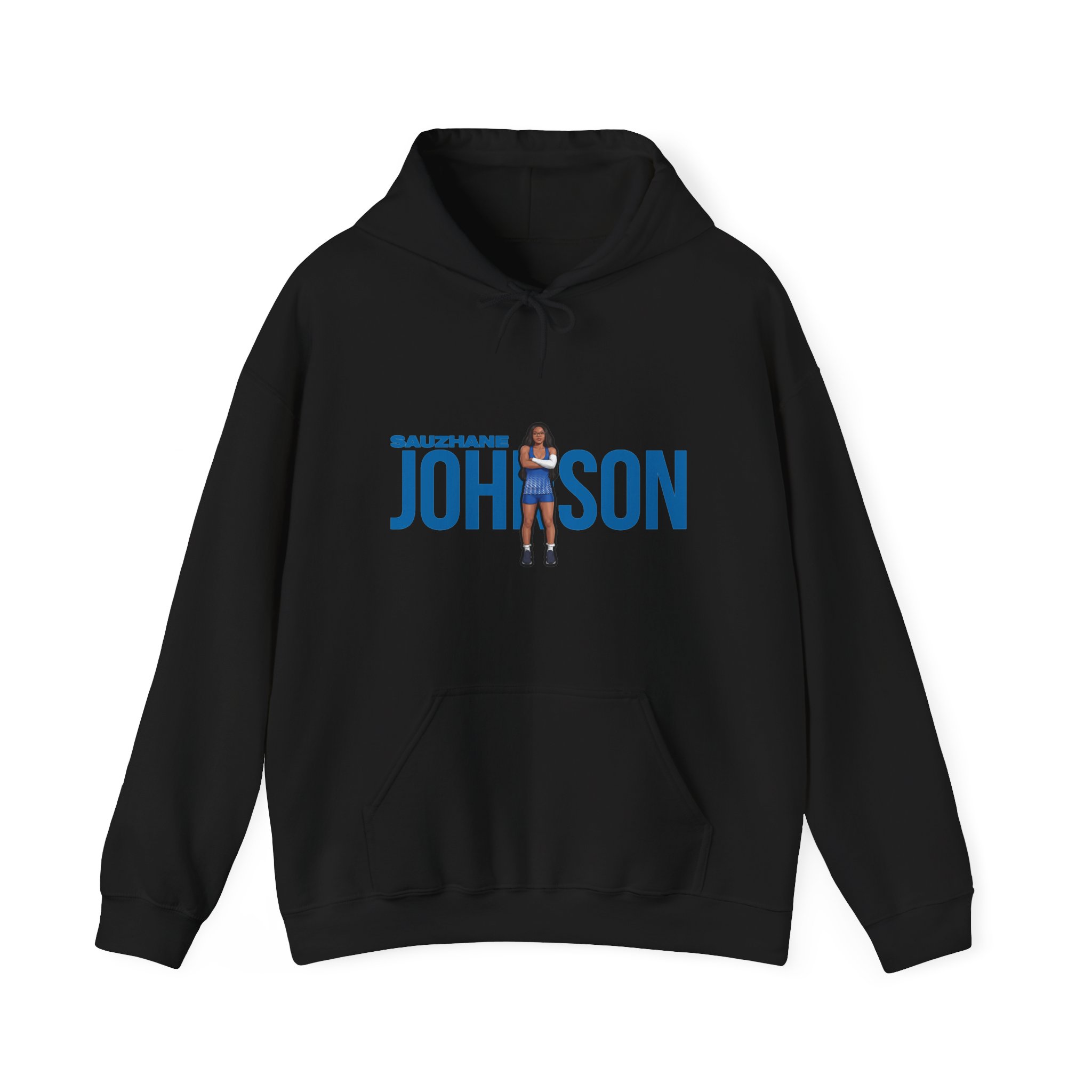 Hoodie — character_player_name in Black