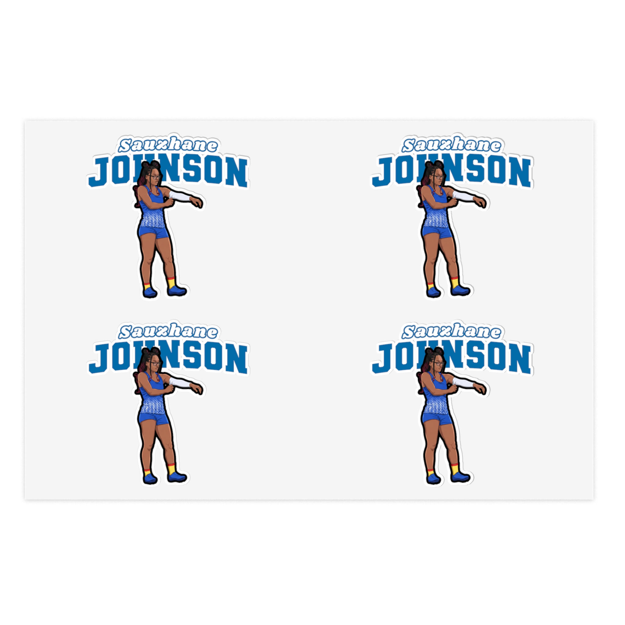 Sticker Sheet — character_name_arch in Classic