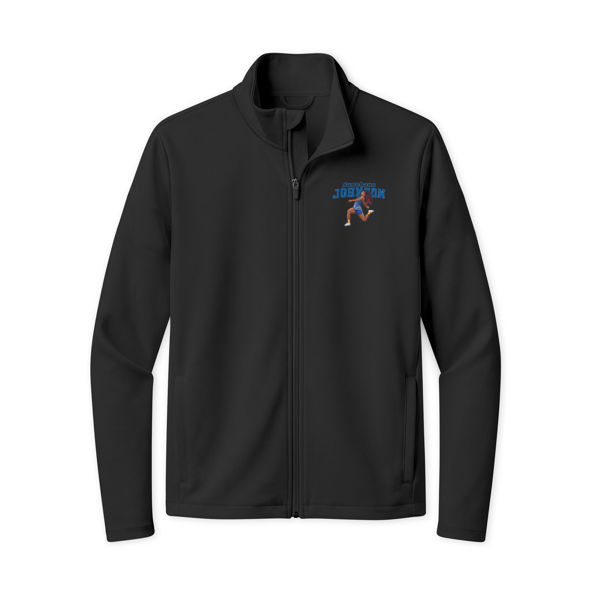 Travel Full-Zip Jacket — character_name_arch in Black/ Black