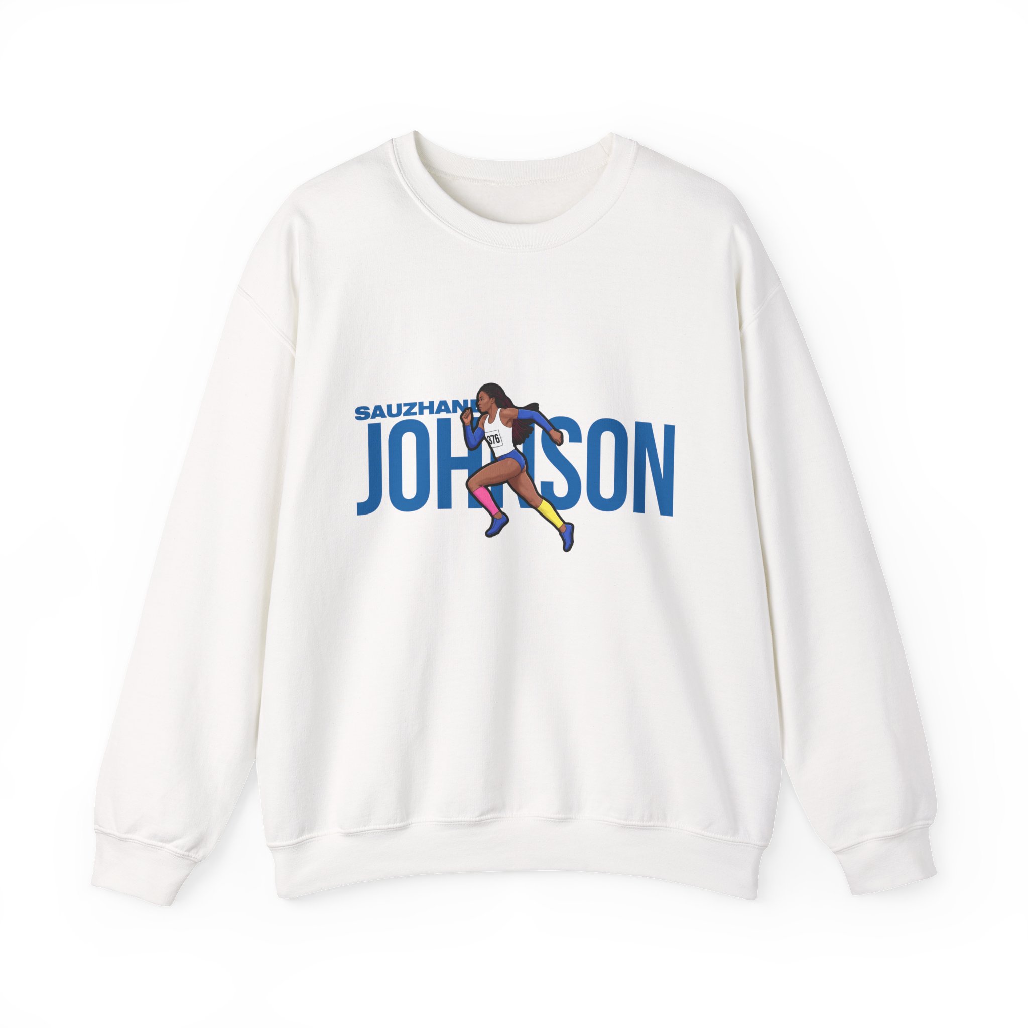 Crewneck Sweatshirt — character_player_name in White