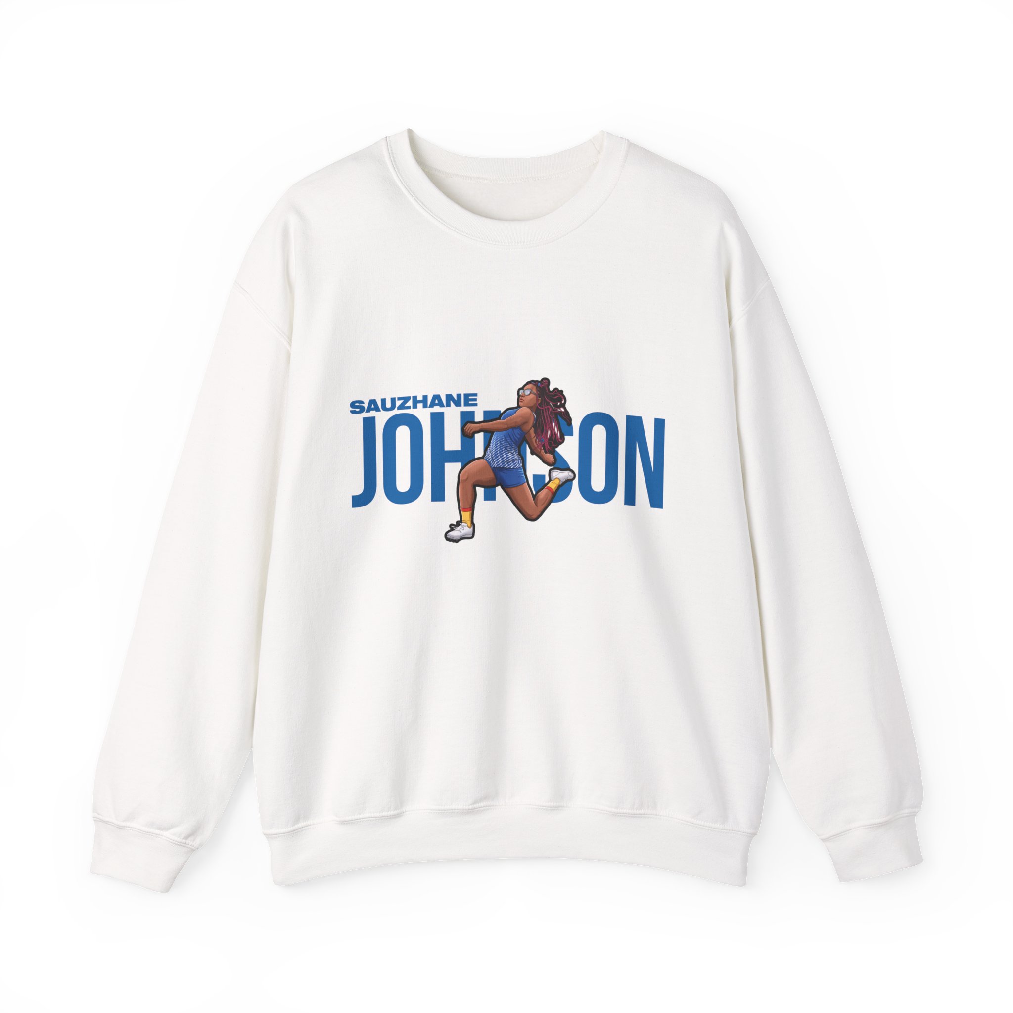 Crewneck Sweatshirt — character_player_name in White