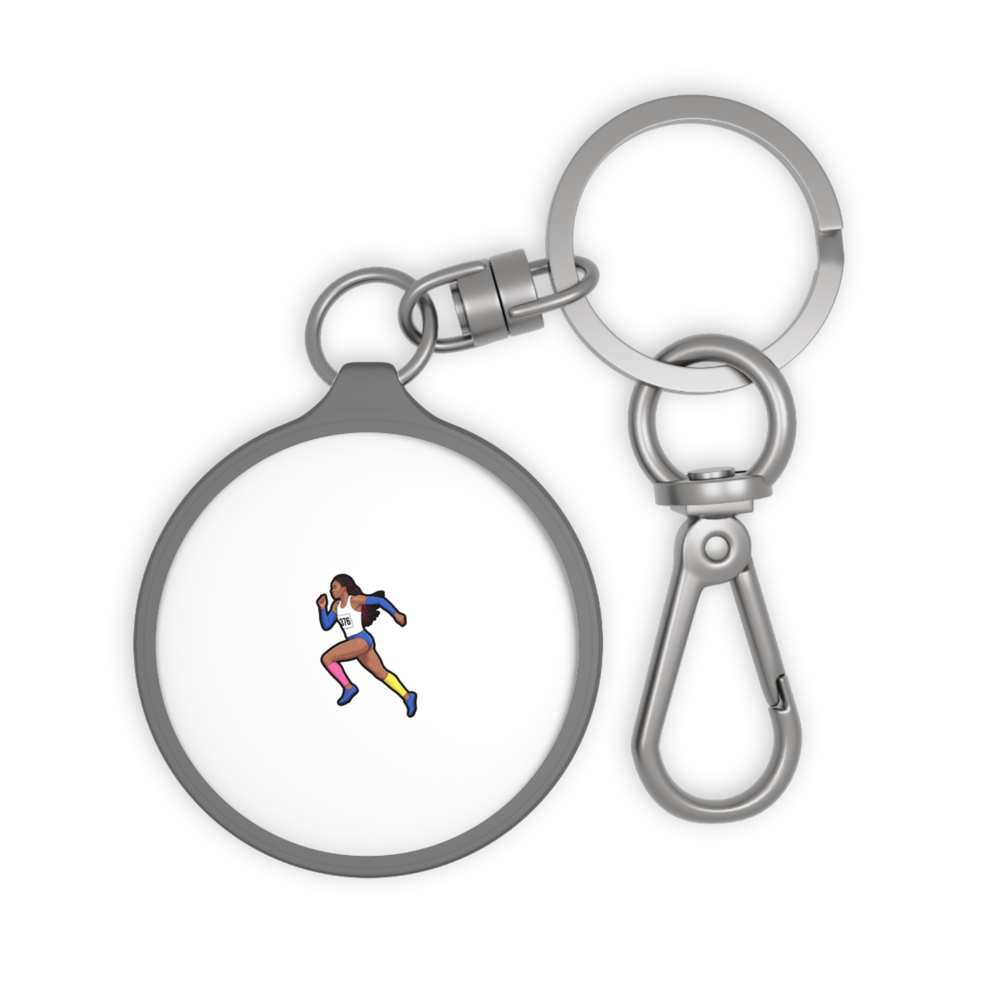 Keychain — character_player_name in Grey